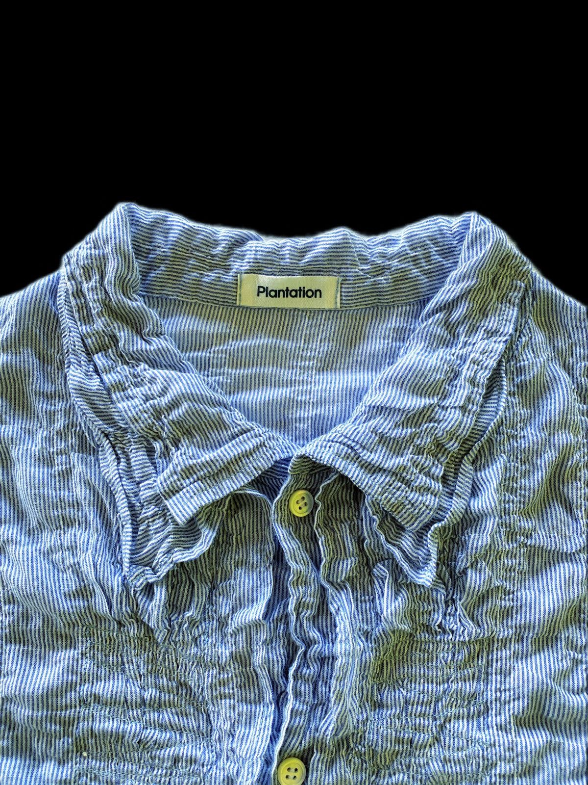 Issey Miyake × Vintage Vintage “Plantation” ISSEY MIYAKE Crunched Pleated Shirt Size M / US 6-8 / IT 42-44 - 3 Thumbnail