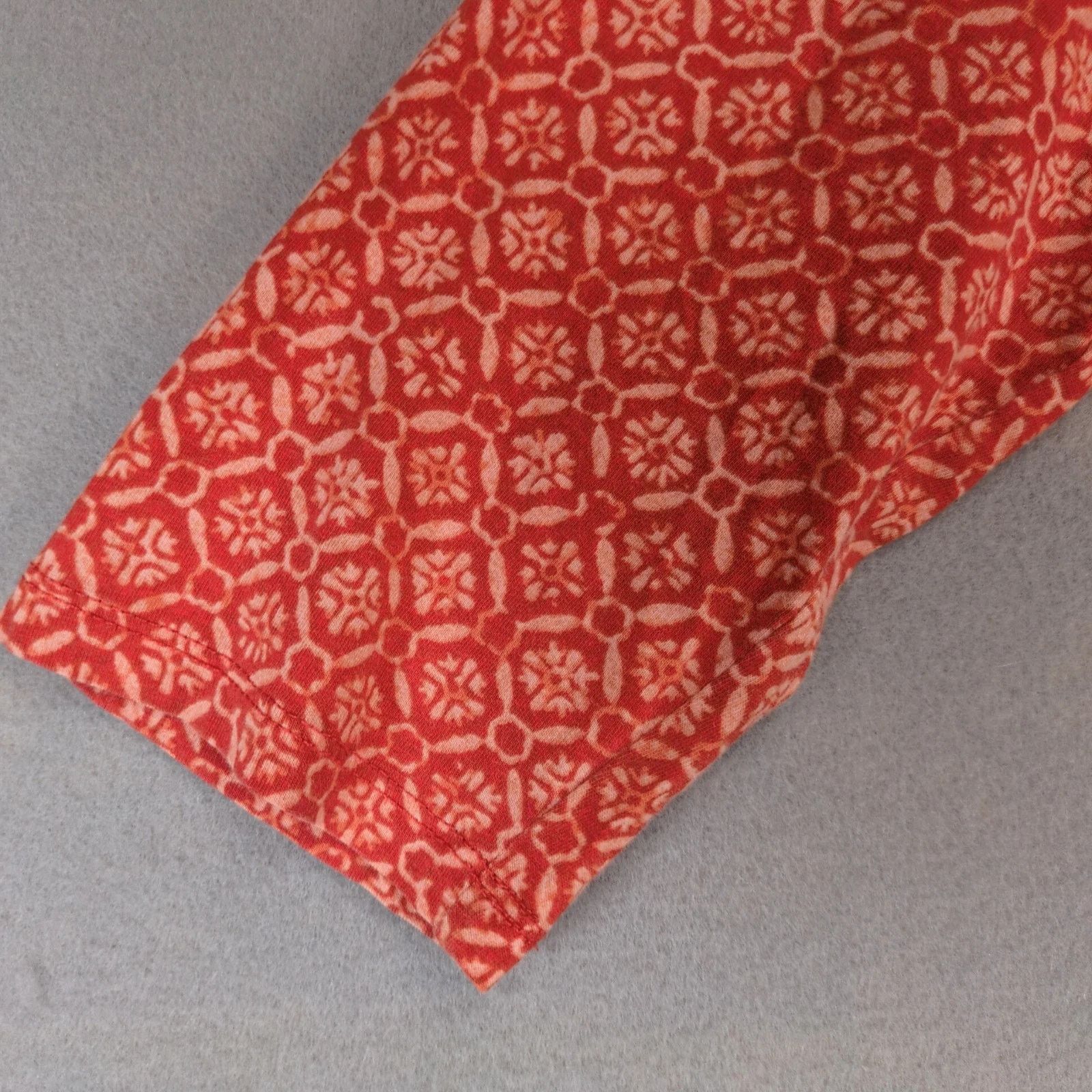 Lauren Ralph Lauren LRL Ralph Lauren Orange Boho Print Tunic Top Shirt Women's L Size L / US 10 / IT 46 - 10 Thumbnail