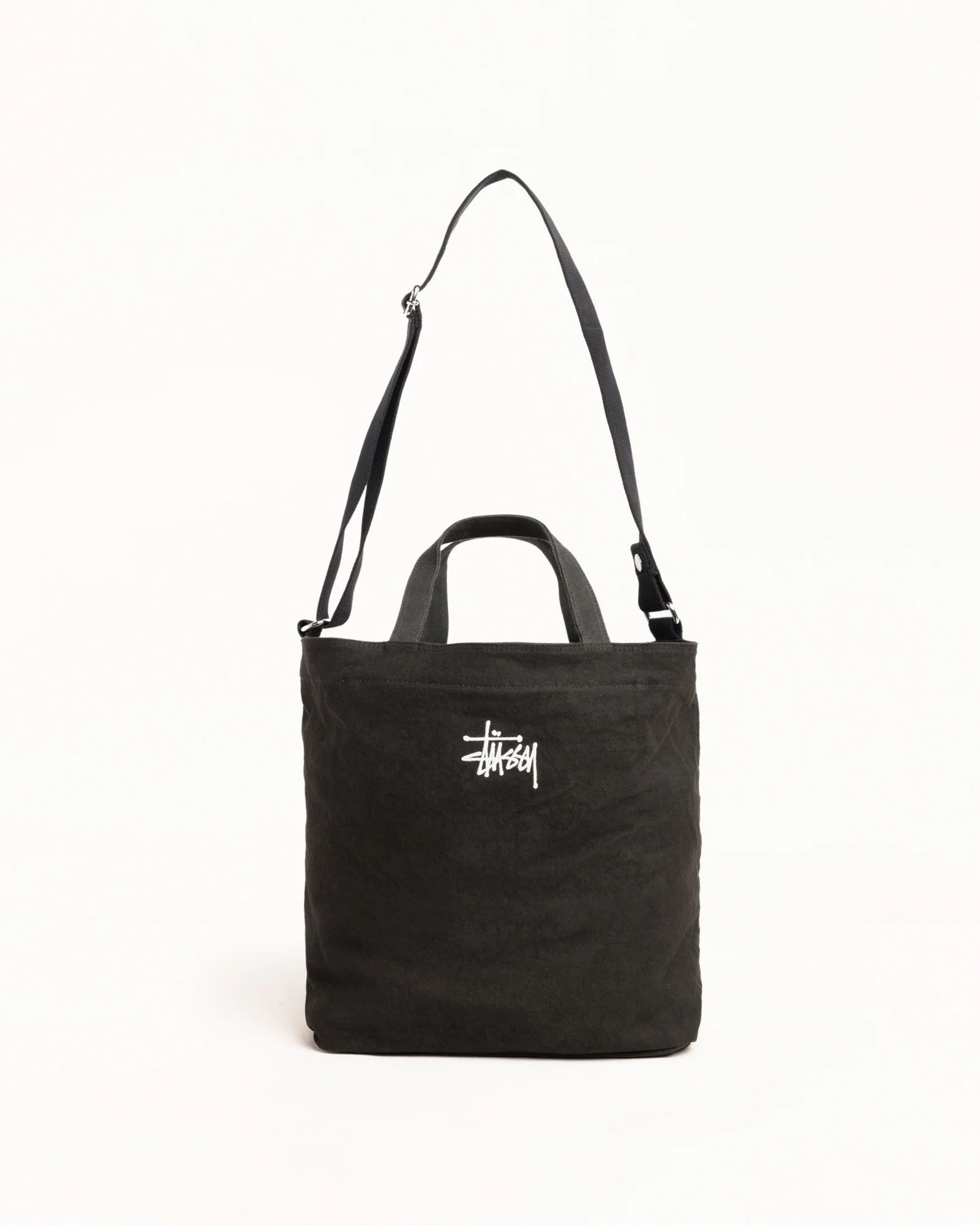 Stussy Stussy canvas side pouch-washed black | Grailed
