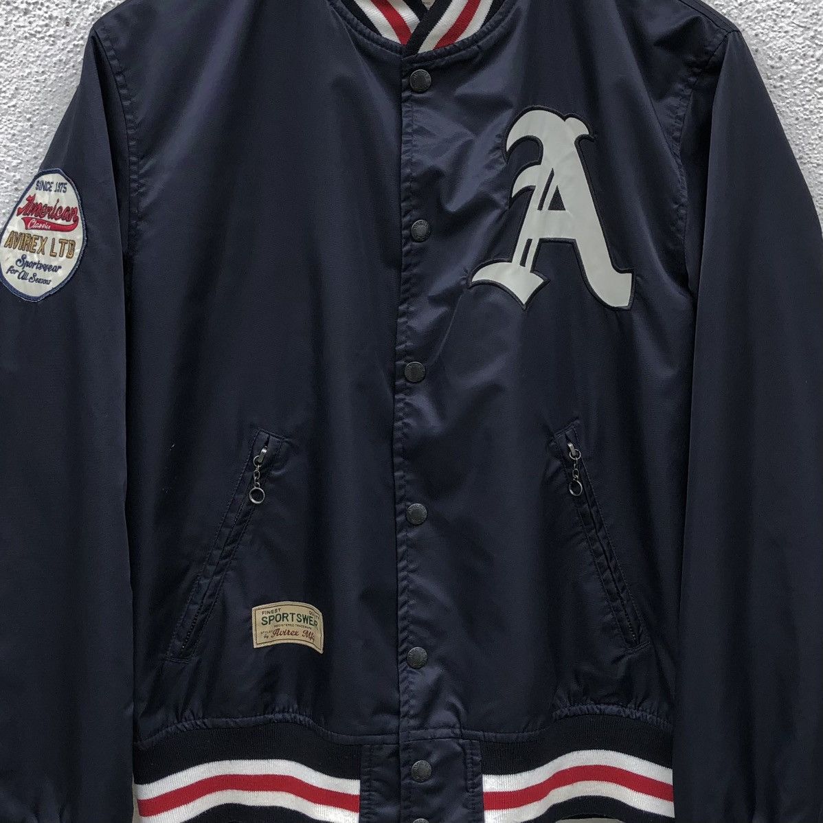 Avirex AVIREX LTD American Sportswear Nylon Varsity Jacket Size US M / EU 48-50 / 2 - 2 Thumbnail
