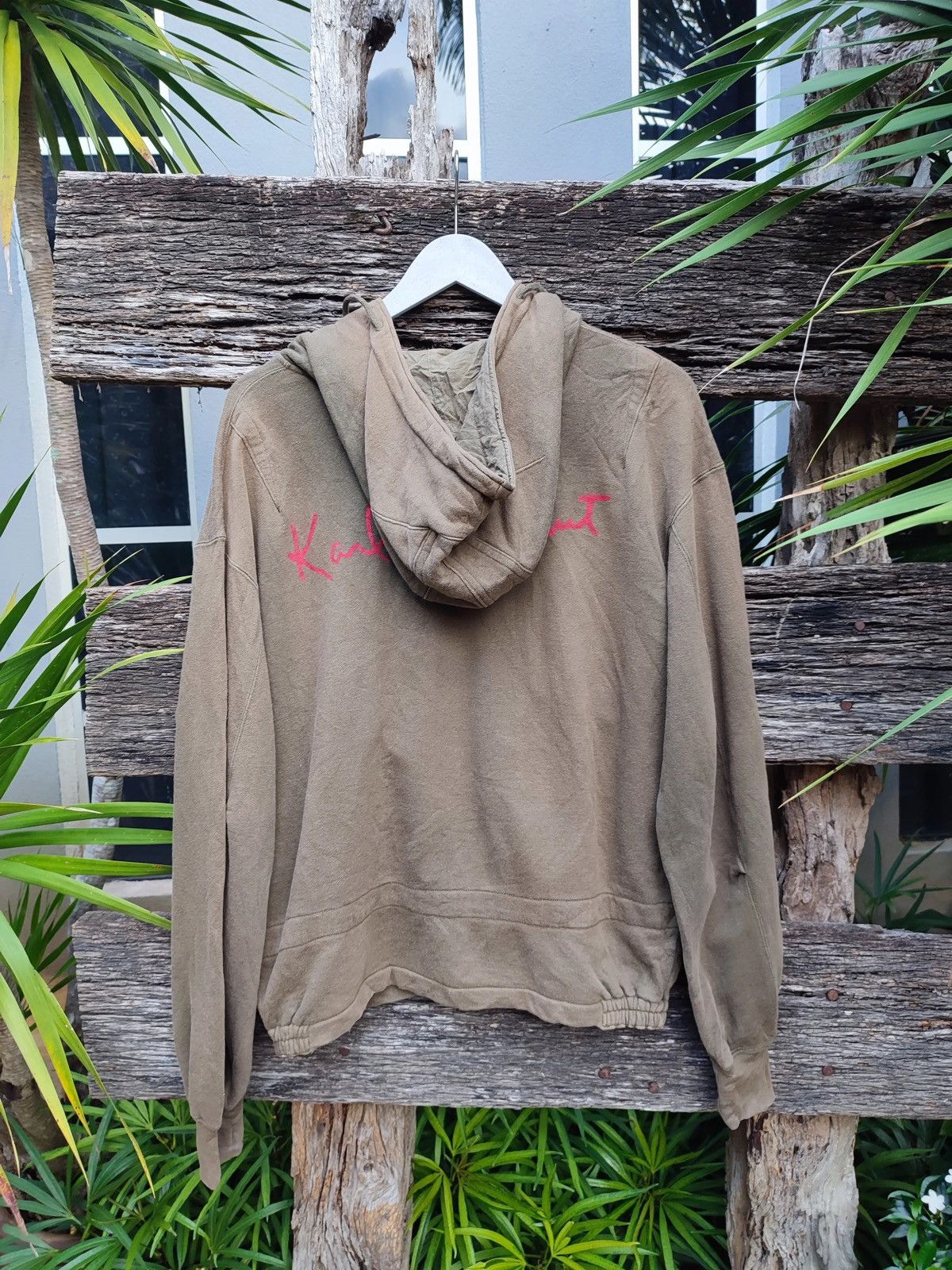 Karl Helmut Vintage Karl Helmut Olive Full-Zip Hoodie with Embroidery Size US M / EU 48-50 / 2 - 9 Thumbnail