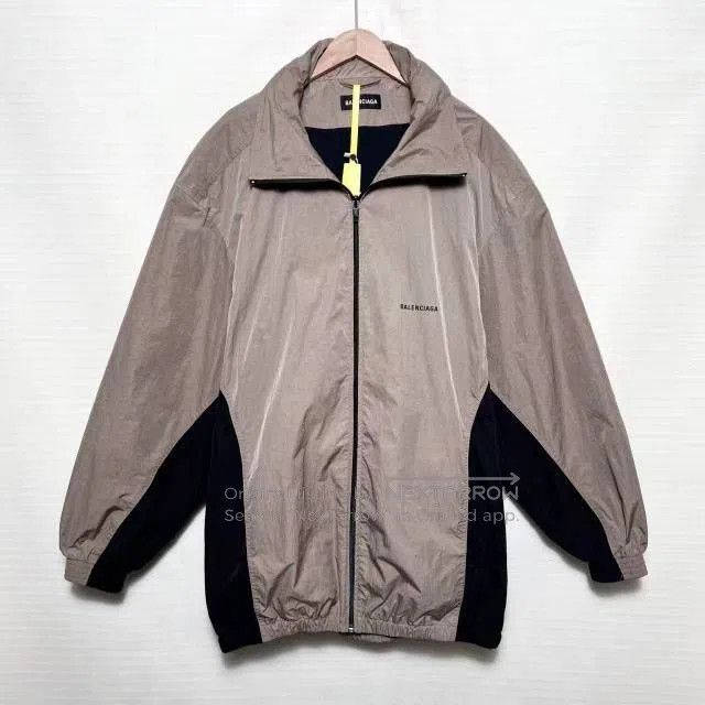 Balenciaga Balenciaga Nylon Zip Jacket w/ Embroidered Logo. Size US L / EU 52-54 / 3 - 1 Thumbnail