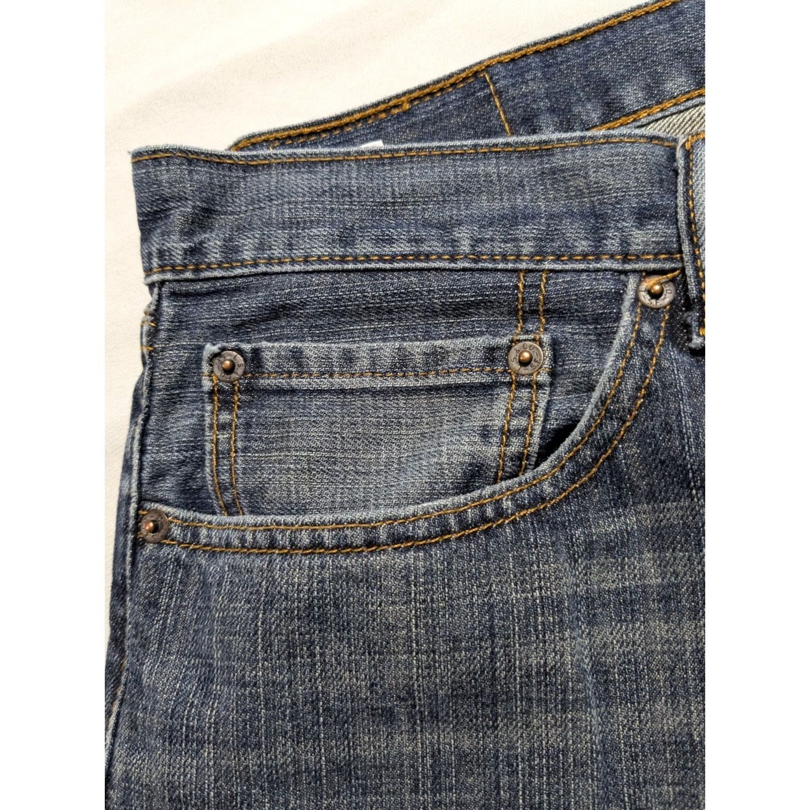 Levi's LEVIS 505 RED TAB Men 34X30 Regular Straight Denim Blue Jeans Size US 34 / EU 50 - 4 Thumbnail