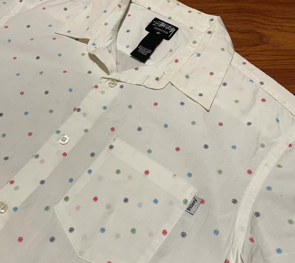 Stussy Vintage 90s Stussy Monogram Shirt Size US M / EU 48-50 / 2 - 3 Thumbnail