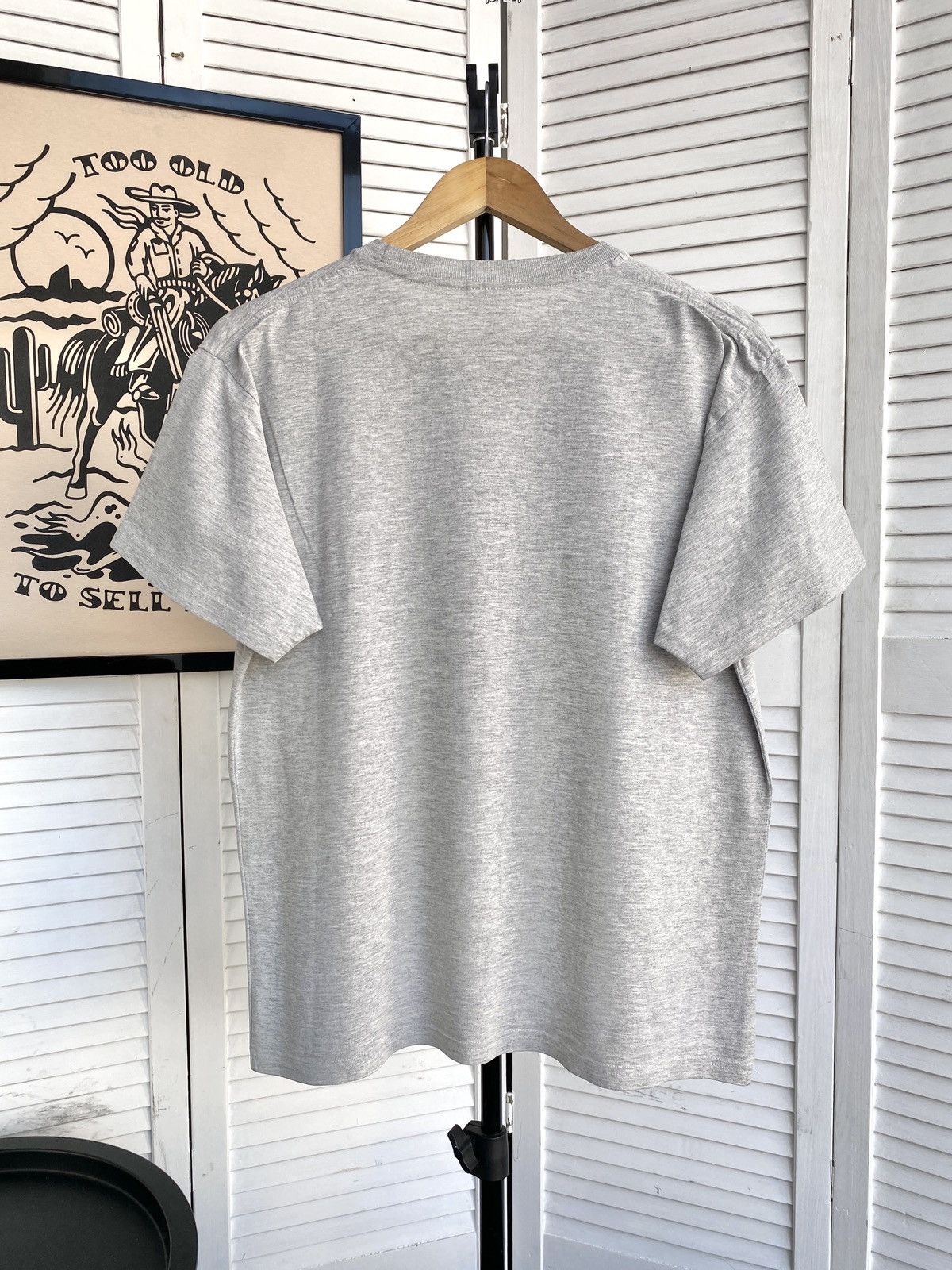 Nike × Vintage Nike Vintage Center Big Swoosh Logo Tee Shirt Y2K Size US L / EU 52-54 / 3 - 2 Thumbnail