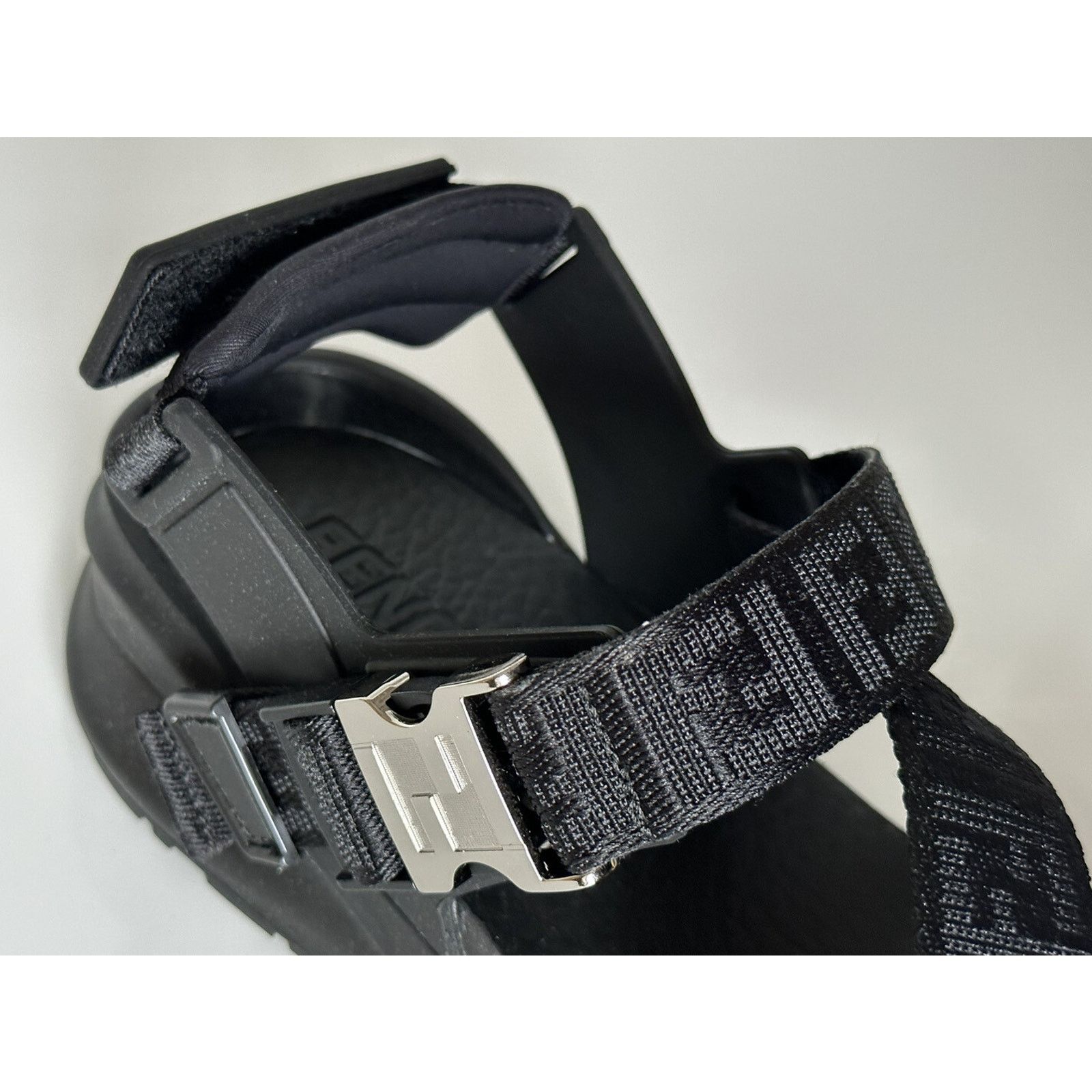 Fendi Fendi Men's FF Strapped Black Sandals 12 US/ 11 UK 7X1503 Size US 11 / EU 44 - 3 Thumbnail