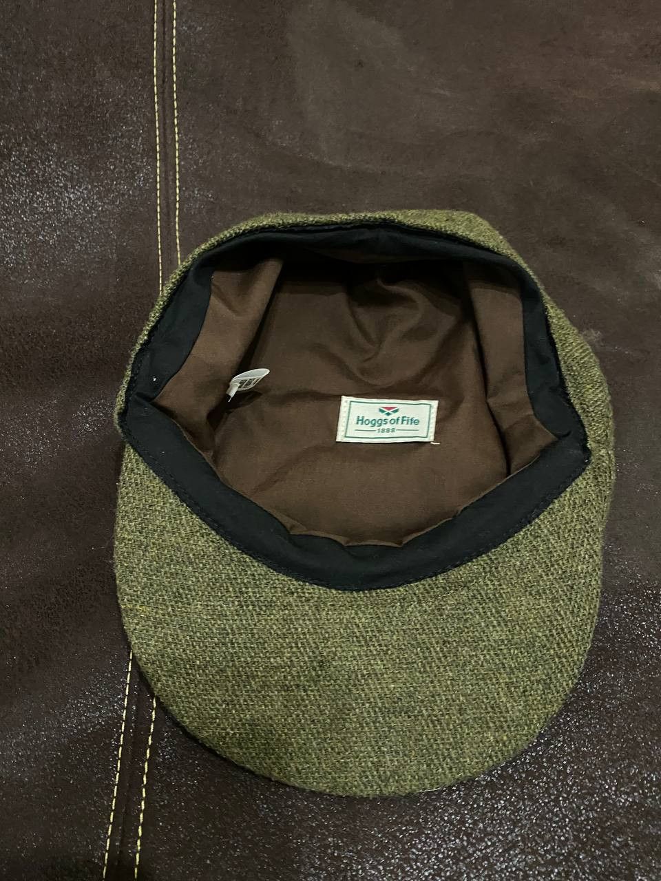 Hoggs of Fife Hoggs of Fife Cotton Cap Flat Hat Distressed fibres morven Size ONE SIZE - 6 Thumbnail