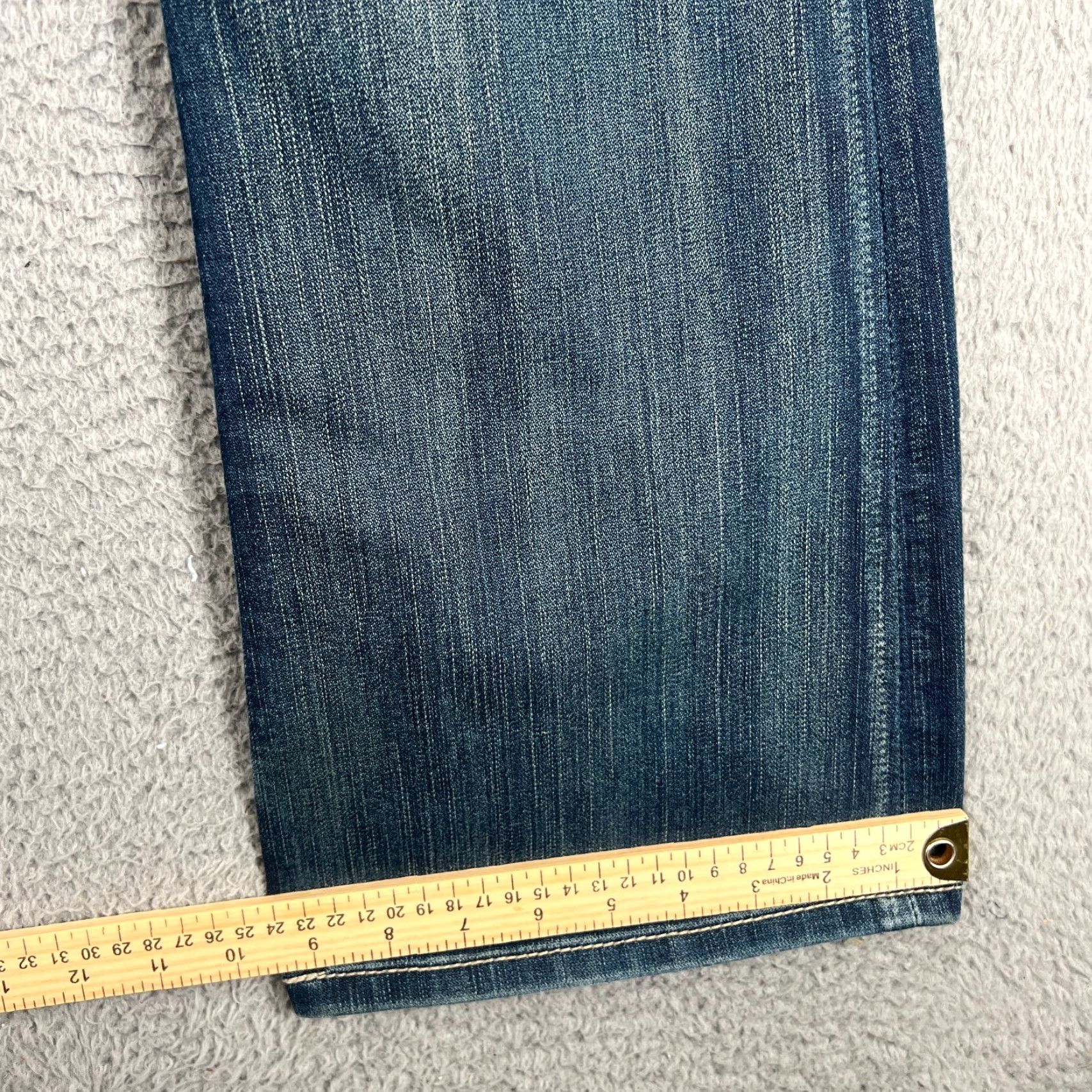 Vintage BKE Buckle Madison Jeans Womens 31x34 Bootcut Distressed Denim Flare Pockets Size 24" / US 00 / IT 34 - 7 Thumbnail