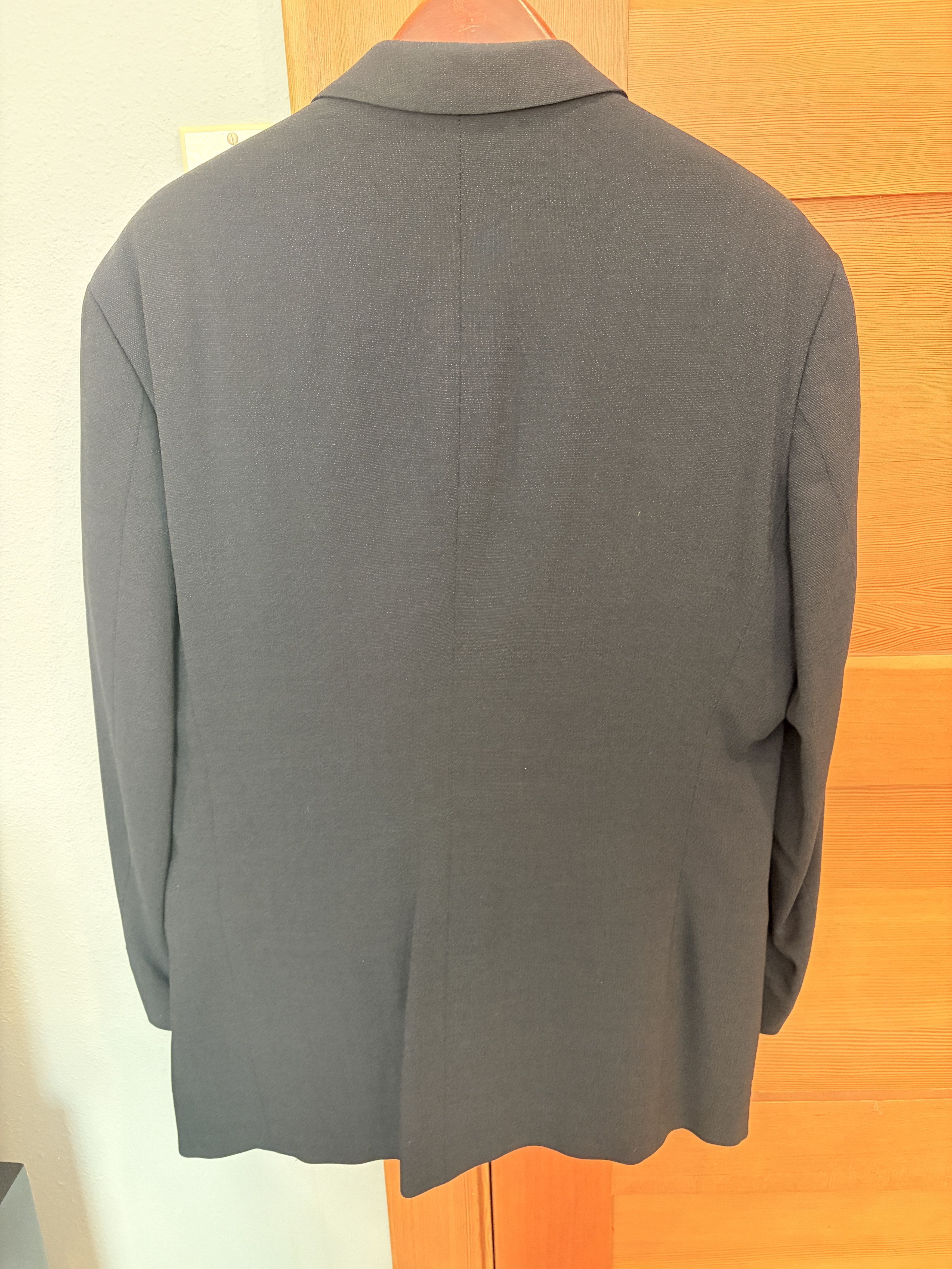 Hugo Boss Hugo Boss 4-Button Black Suit - Vintage Size 40R - 2 Thumbnail