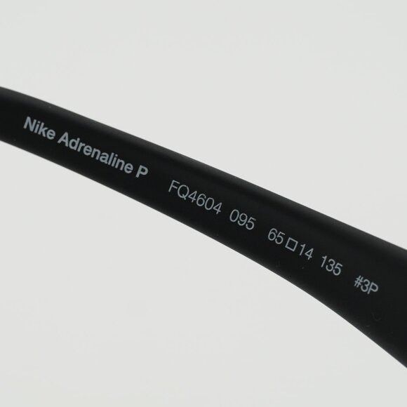 Nike Nike ADRENALINE P FQ4604 095 Sunglasses Black Rectangle Size ONE SIZE - 8 Thumbnail