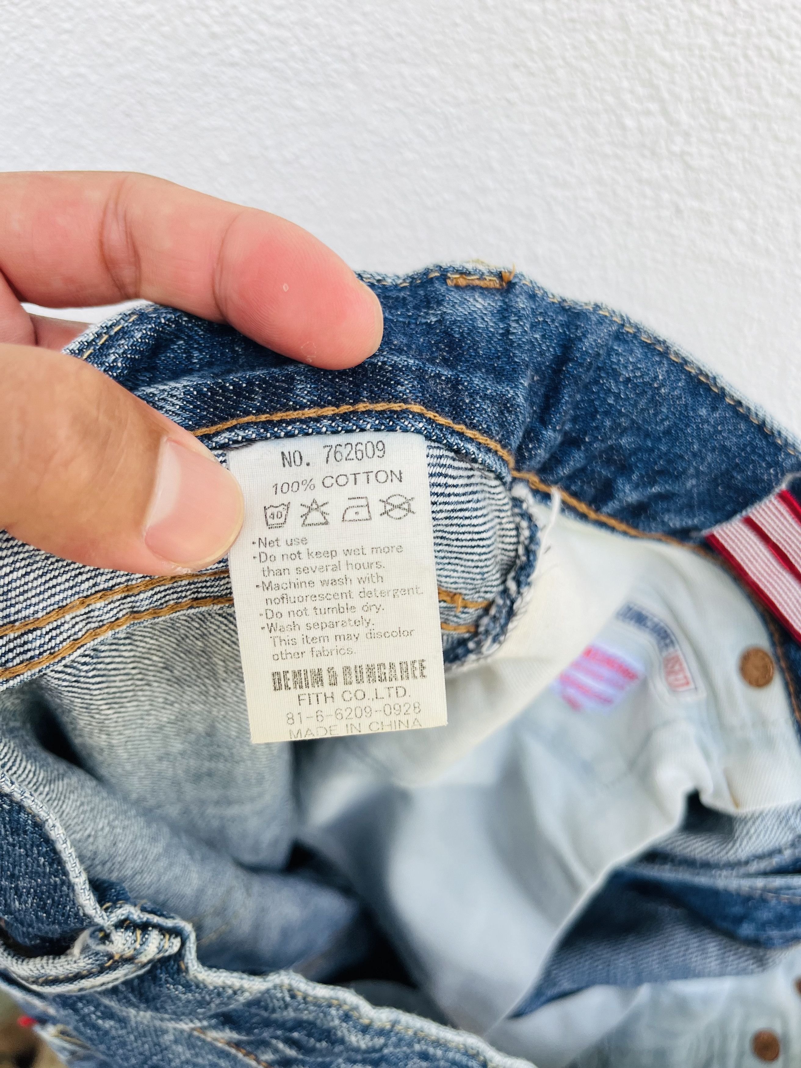 Japanese Brand × Vintage Vintage Denim & Dungaree Japanese Designer Style Size US 30 / EU 46 - 16 Thumbnail