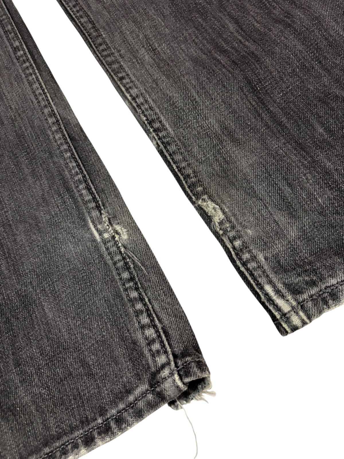 Levi's Vtg Y2k Levis 502 Distressed Jeans Size US 34 / EU 50 - 3 Thumbnail