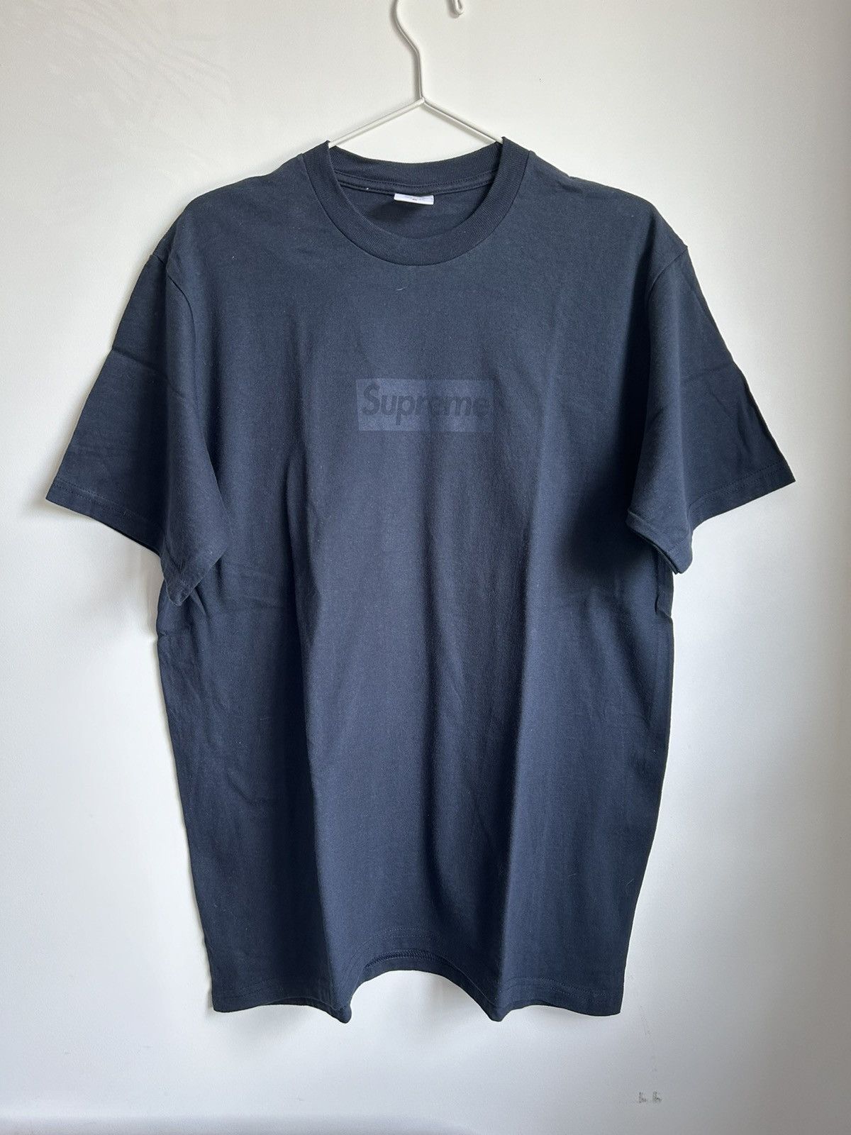 Supreme Supreme Tonal Box Logo tee M navy | Grailed