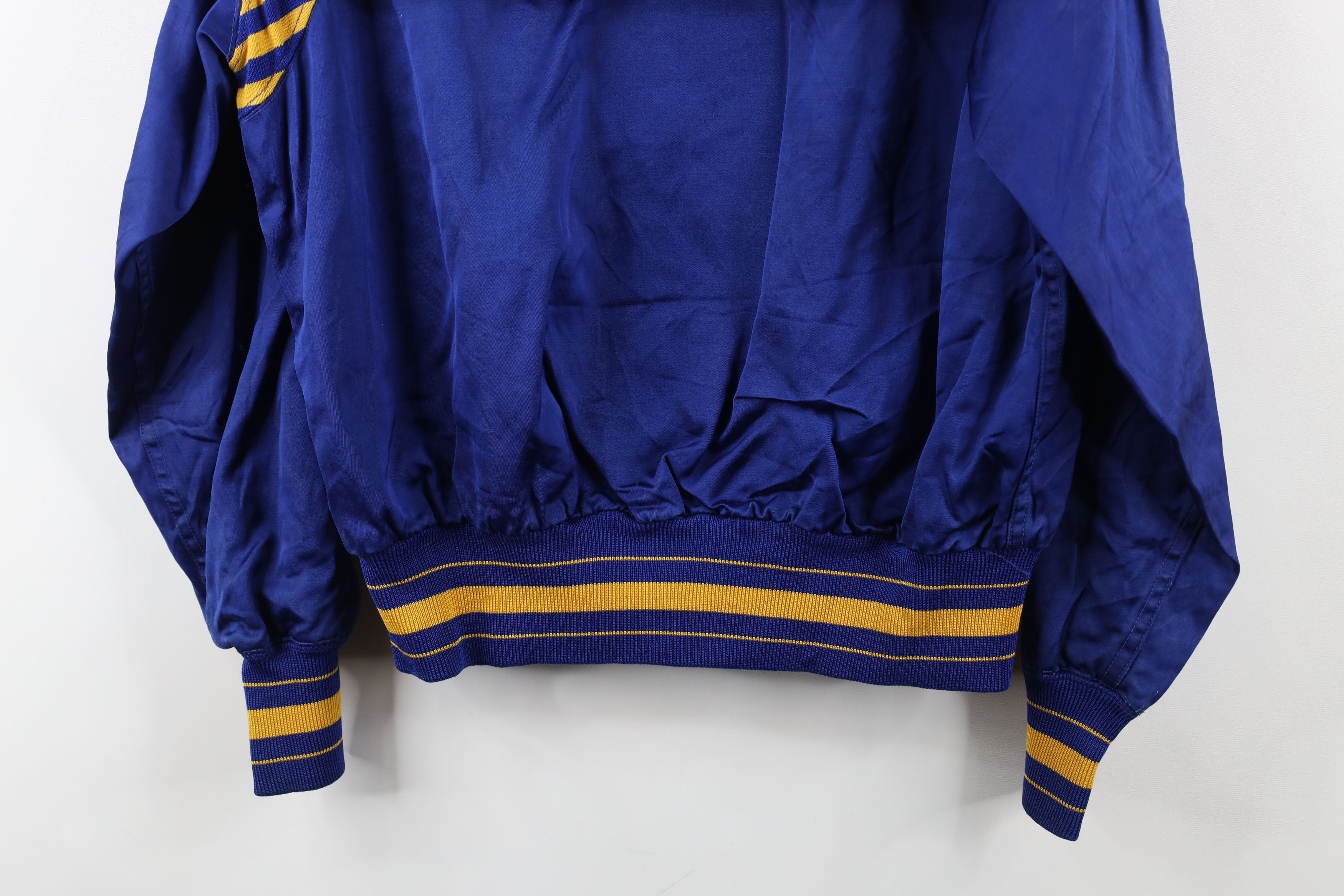 Vintage Vintage 50s Gabardine Rayon Cape Neck Varsity Jacket USA Size US S / EU 44-46 / 1 - 17 Thumbnail