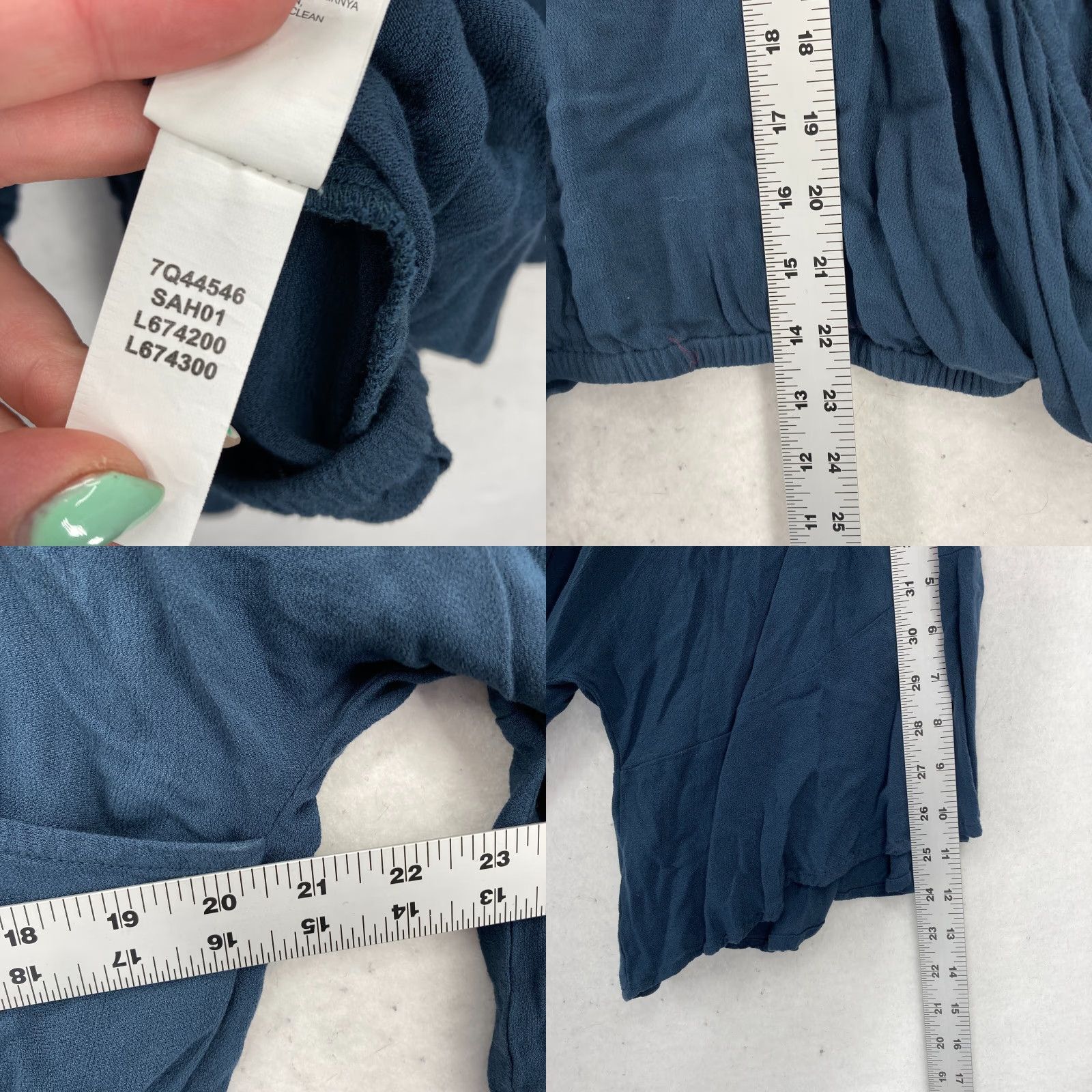 Lucky Brand Lucky Brand Blouse 1X Blue Embroidered Boho Peasant Top Bell Sleeve Flowy Y2K Shirt Womens 1X Blue Embroidered Boho Peasant Top Bell Sleeve Y2K Size XL / US 12-14 / IT 48-50 - 8 Thumbnail