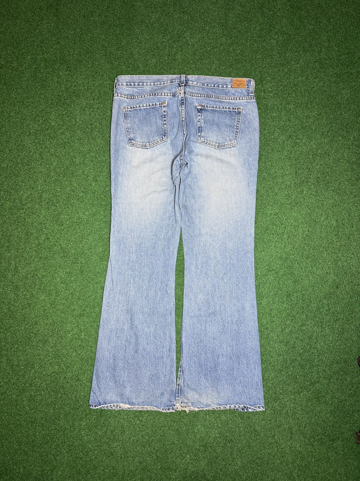 Old Navy Y2K Old Mavy Low Rise Flare Women 14 36x32 Light Wash Jeans Size 36" / US 14 / IT 50 - 2 Thumbnail