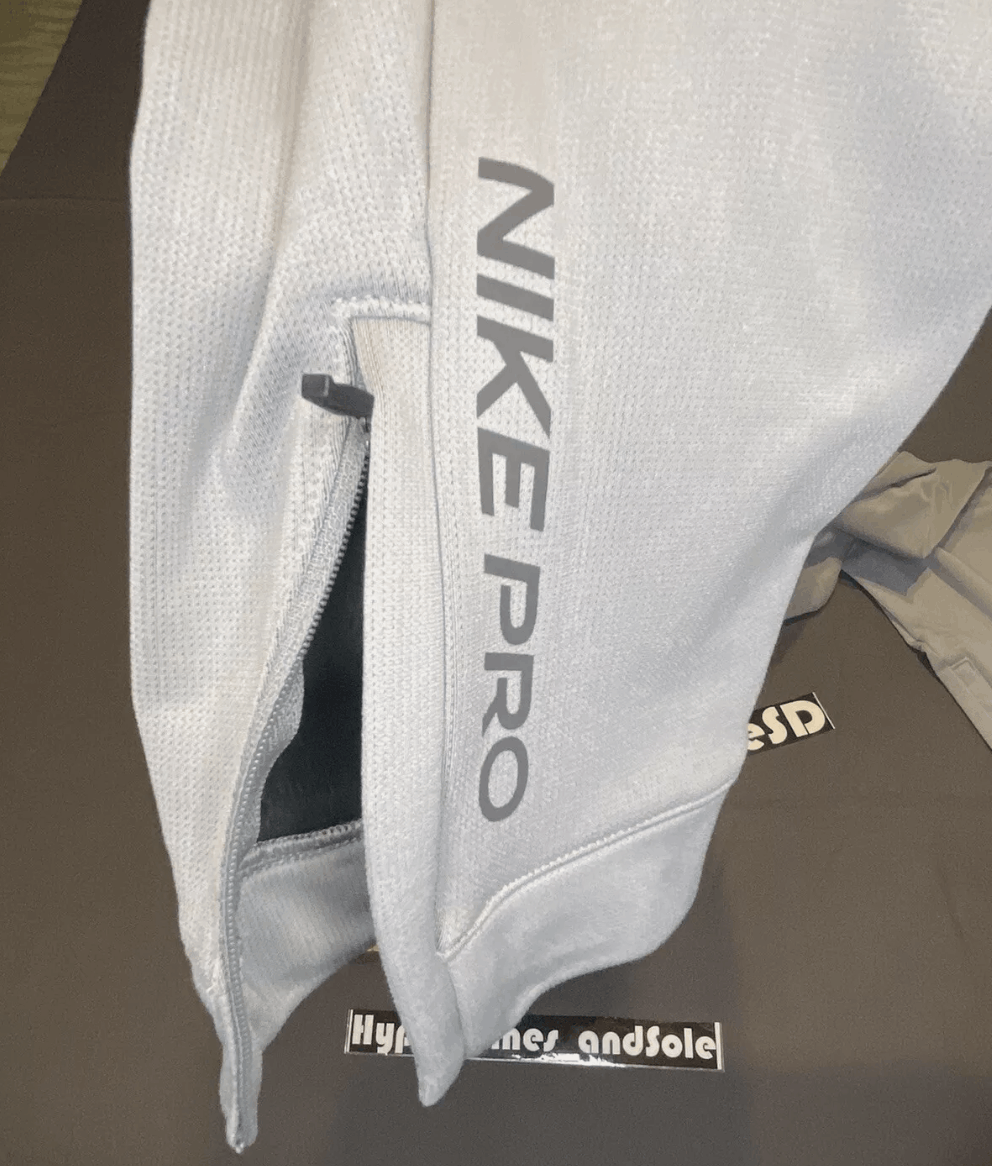 Nike NWT Men’s Nike Pro Fleece Training Pants - Gray - XL Size US 36 / EU 52 - 5 Thumbnail