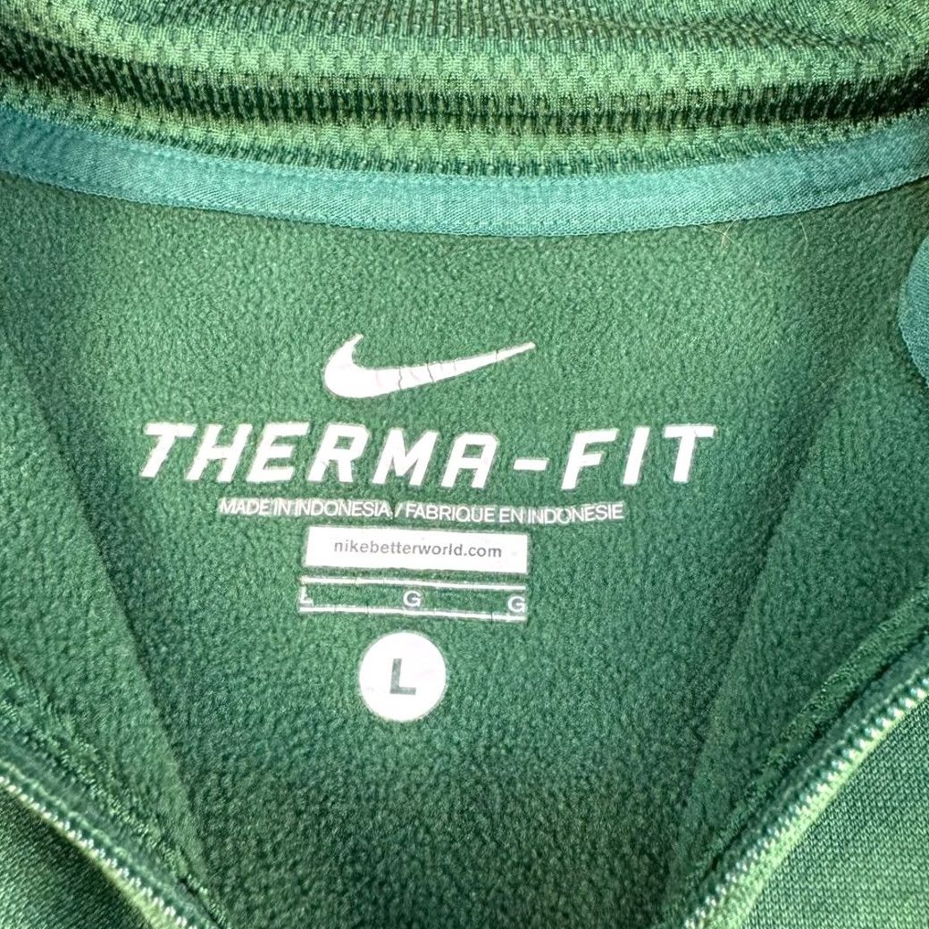 Nike Nike Jacket Fleece L Large Pullover 1/4 Zip Gorpcore Hiking Outdoor Tech Green Men's Jacket Size US L / EU 52-54 / 3 - 4 Thumbnail