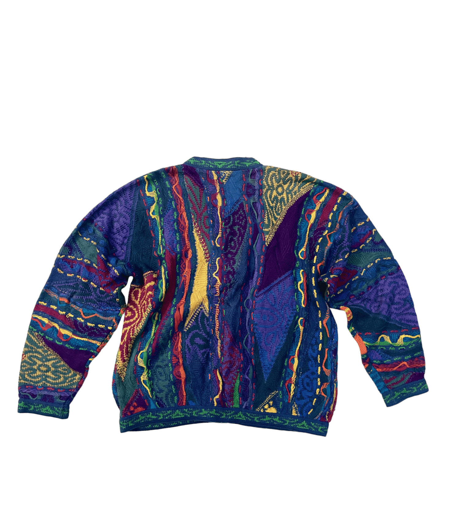 Coogi RARE Vintage 90s Coogi spongebob Multicolour cardigan Size US M / EU 48-50 / 2 - 2 Thumbnail