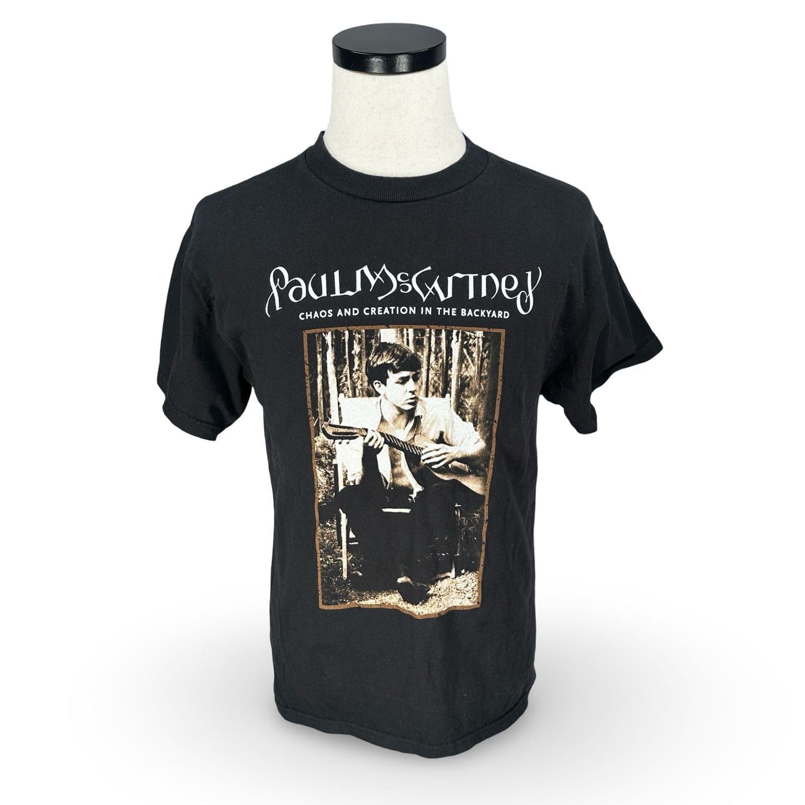 Giant Vintage Paul McCartney 2005 Chaos T-Shirt Men's M Black Size US M / EU 48-50 / 2 - 1 Thumbnail