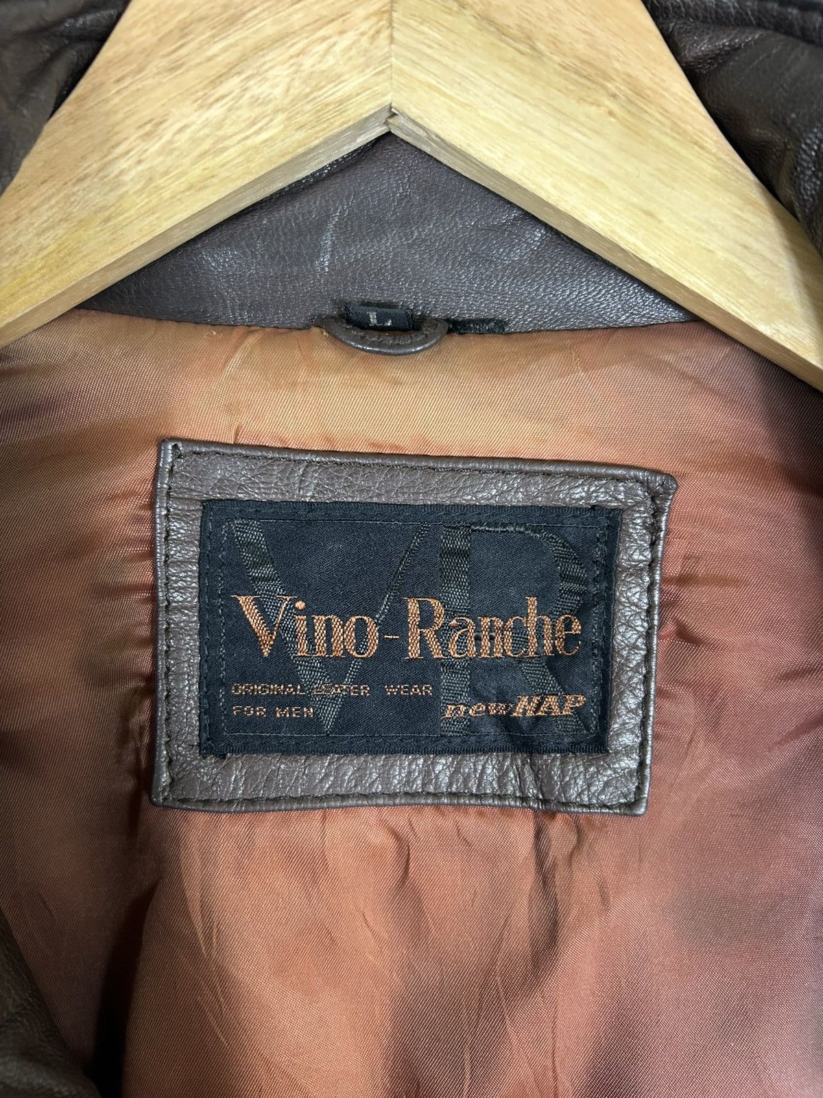 Leather ⚡️Vintage Vino-Ranche Leather Bomber Jacket Size US L / EU 52-54 / 3 - 9 Thumbnail