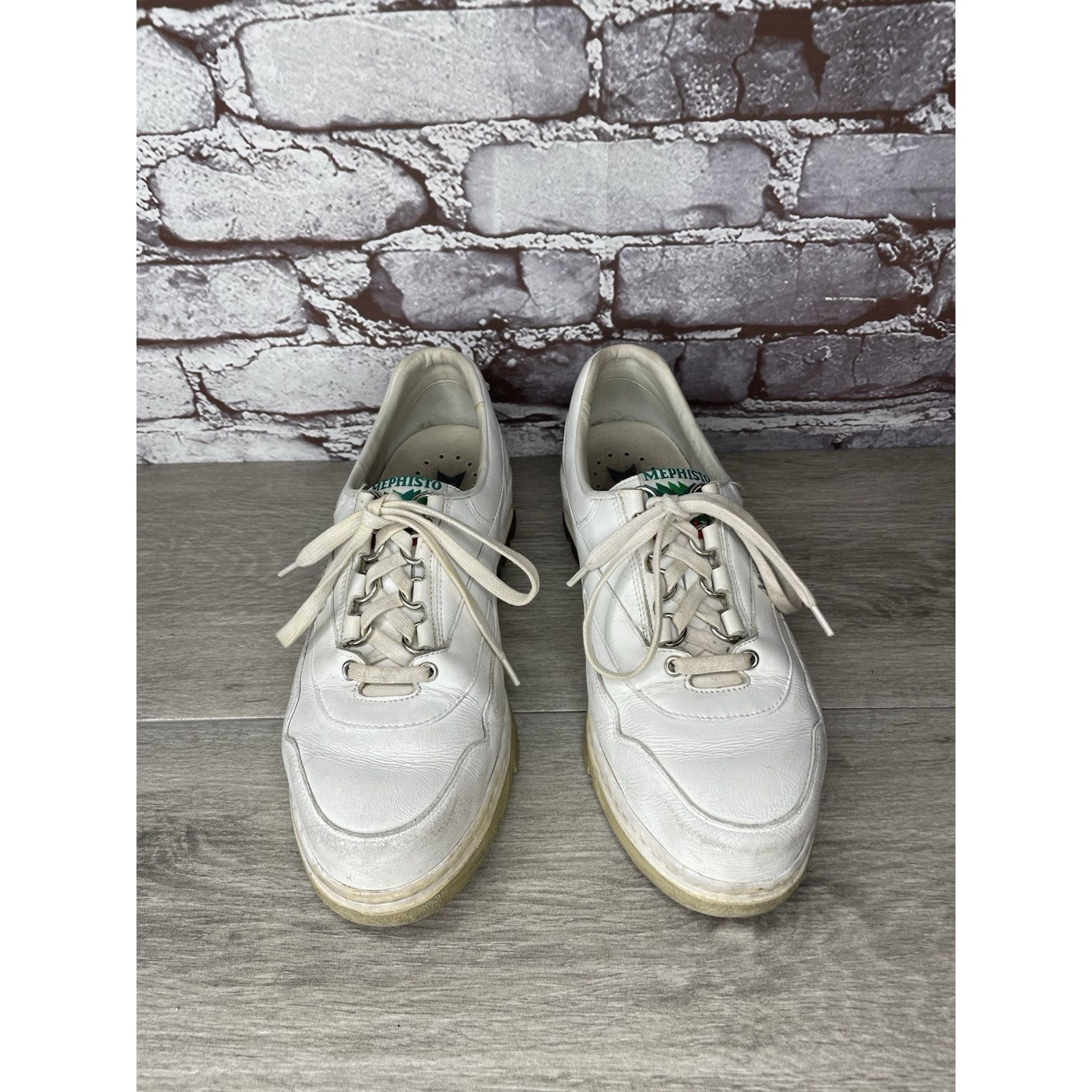 Mephisto Mephisto RunOff Air Bag System White Leather Lace Up Shoes W Size US 9 / IT 39 - 2 Thumbnail