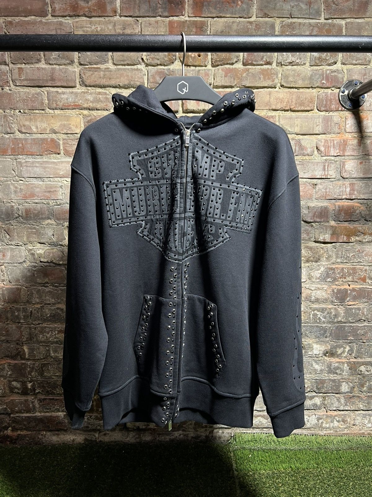 ウェア Grailed Vetements Vetements Misplaced Skull Hoodie | Grailed