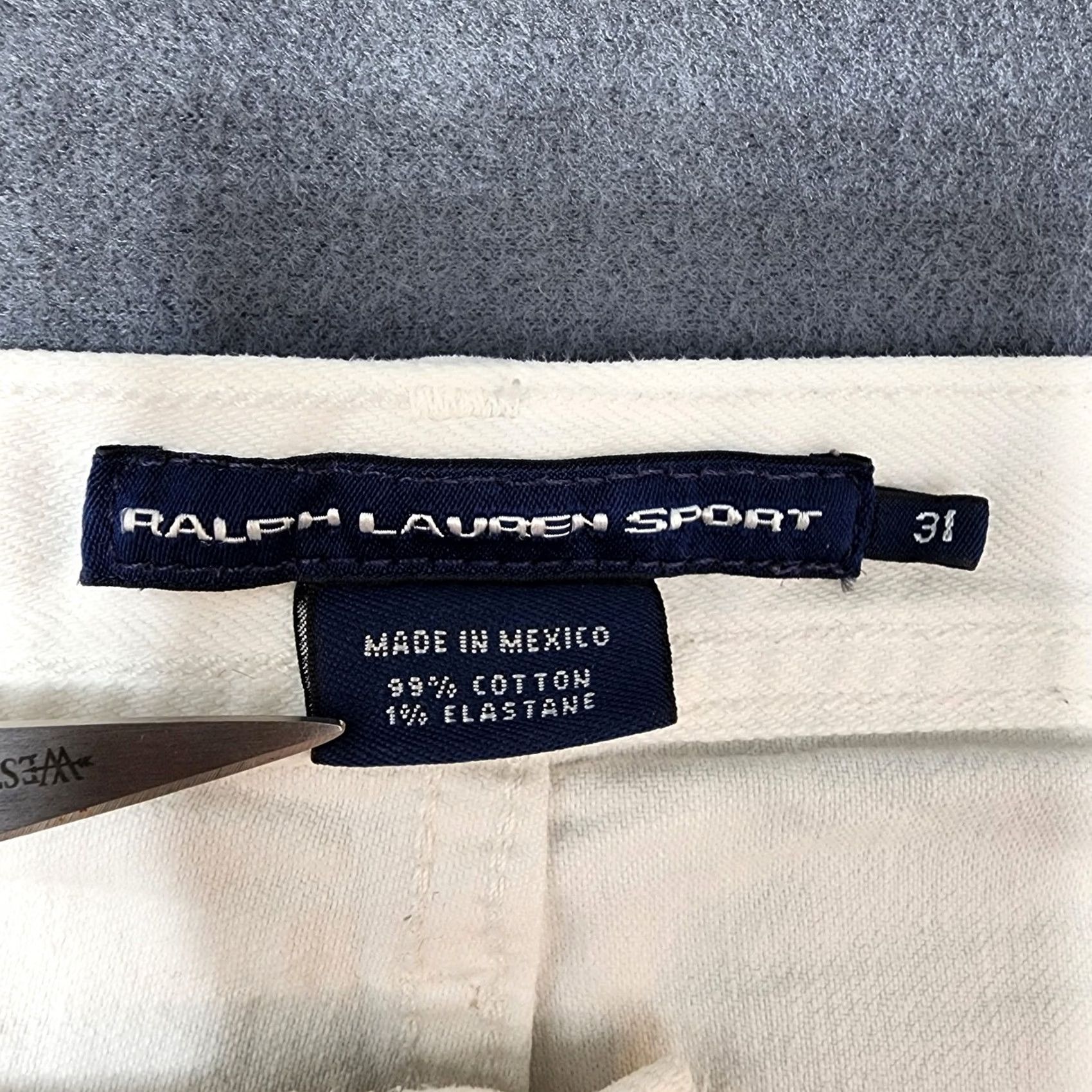 Polo Ralph Lauren Ralph Lauren Sport Womens Jeans White Size 31 Cropped Stretch Denim Prescott Size 24" / US 00 / IT 34 - 3 Thumbnail