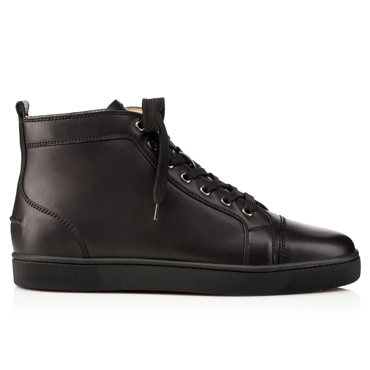 Christian Louboutin o1s1wg110924 Louis Orlato Flat High Sneaker in Black Size US 12 / EU 45 - 2 Thumbnail