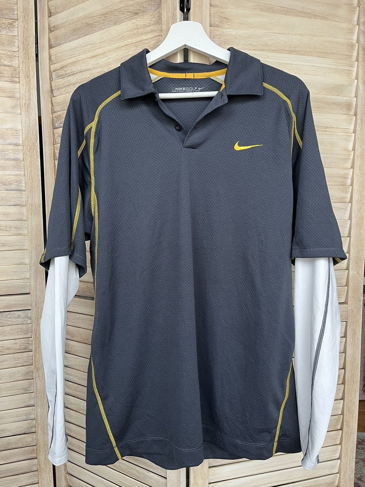 Nike Nike Golf Navy t-shirt with White Long sleeve Size US M / EU 48-50 / 2 - 2 Thumbnail