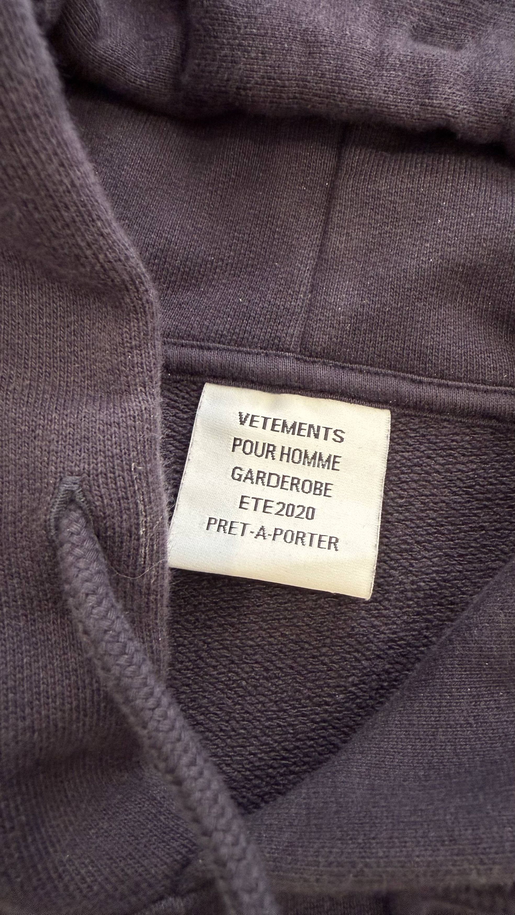 Vetements Vetements Anarchy Shipping Label Hoodie AW20 Size US S / EU 44-46 / 1 - 4 Thumbnail