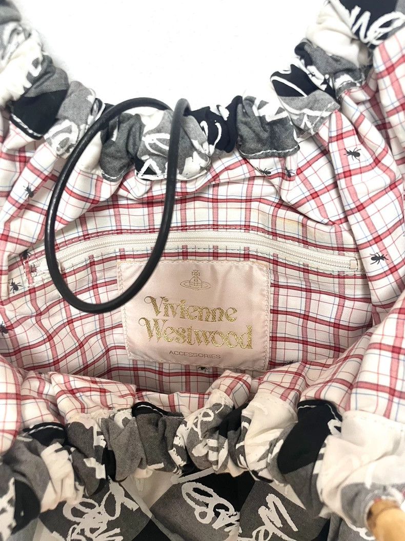 Vivienne Westwood Vivienne Westwood size os Japanese black and white checkere Size ONE SIZE - 9 Thumbnail