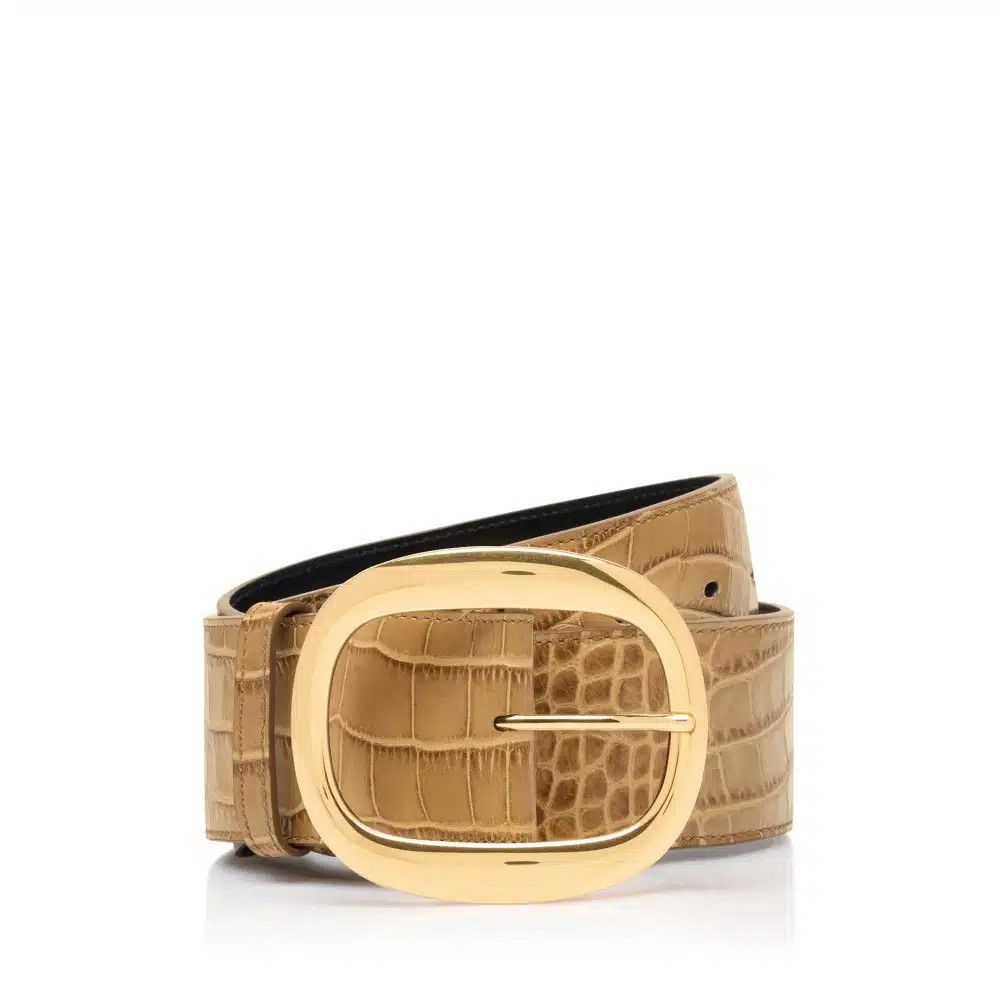 Tom Ford o1loc1c0226 WB294 Size: 85 / Leather Ursula Belt in Brown Size ONE SIZE - 1 Thumbnail