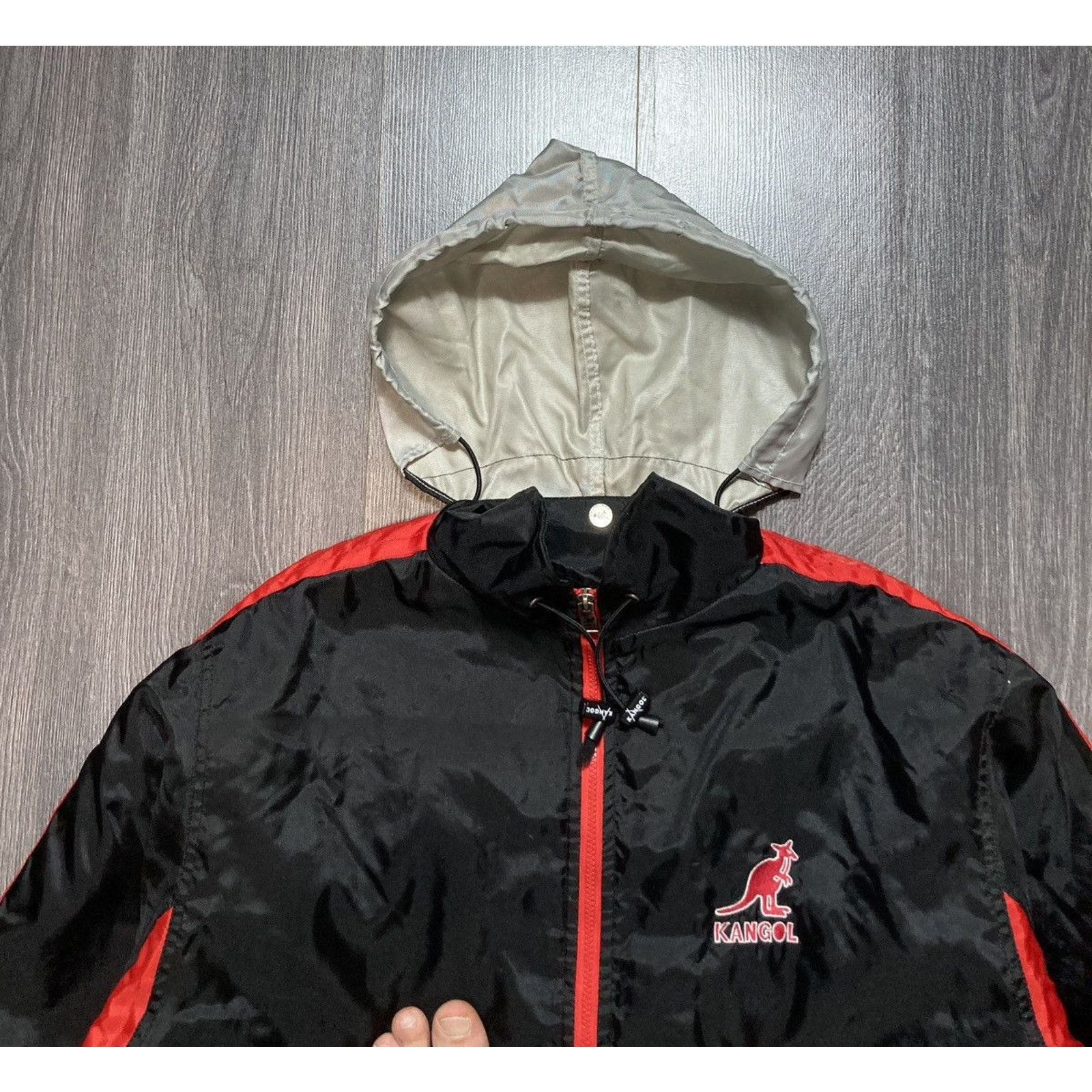 Kangol × Vintage 90s Vintage Kangol Nylon Jacket Size US L / EU 52-54 / 3 - 3 Thumbnail