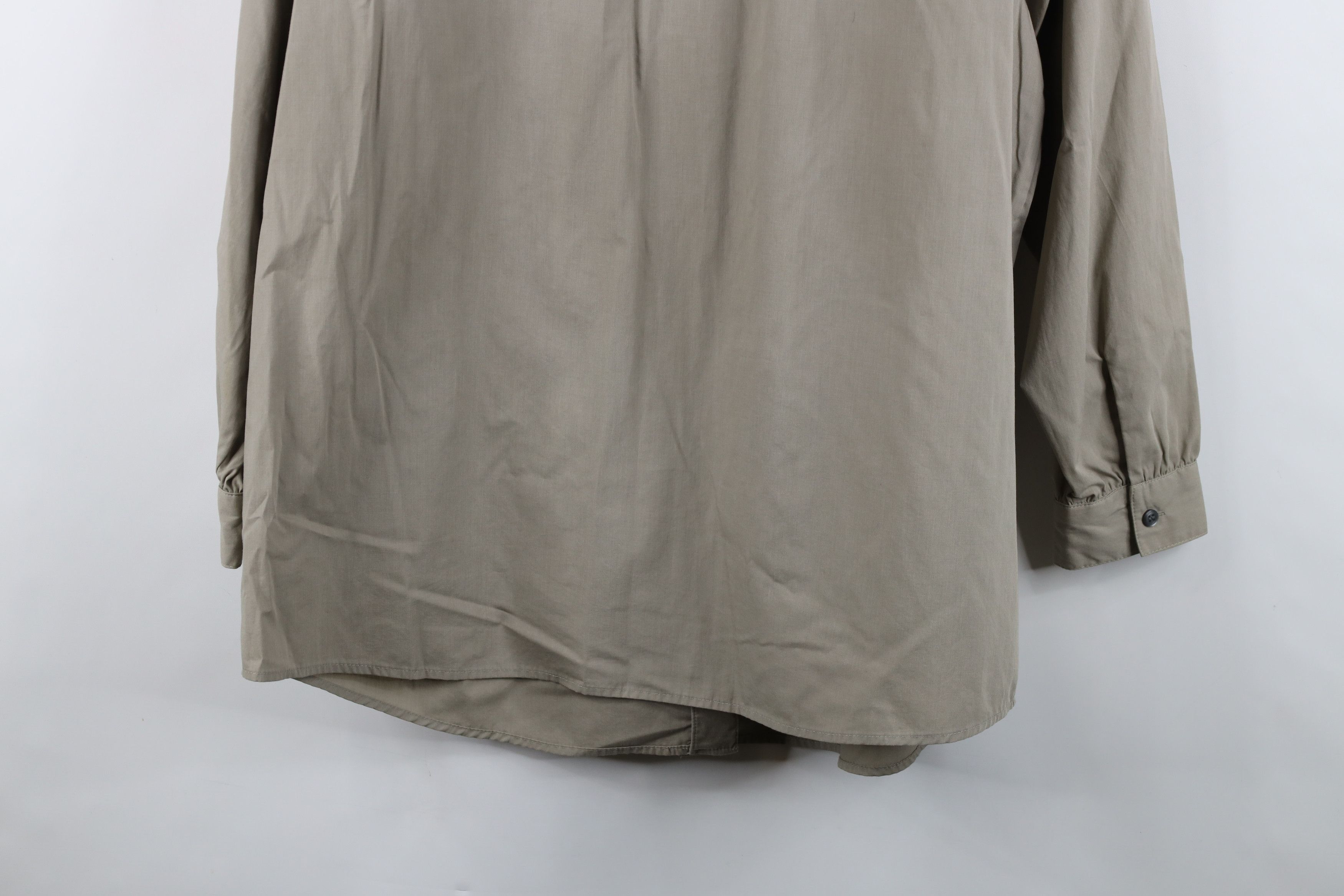 Vintage Vintage 90s Streetwear Fall Leaf Collared Button Shirt Beige Size XL / US 12-14 / IT 48-50 - 15 Thumbnail