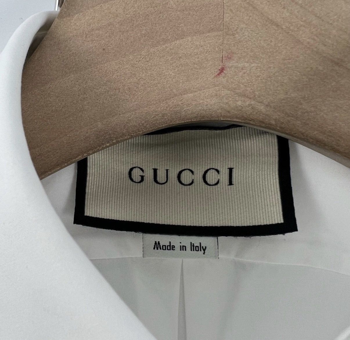 Gucci Gucci/Pocket Double G Embroidered Long Sleeve Shirt K12 Size XS / US 0-2 / IT 36-38 - 3 Thumbnail