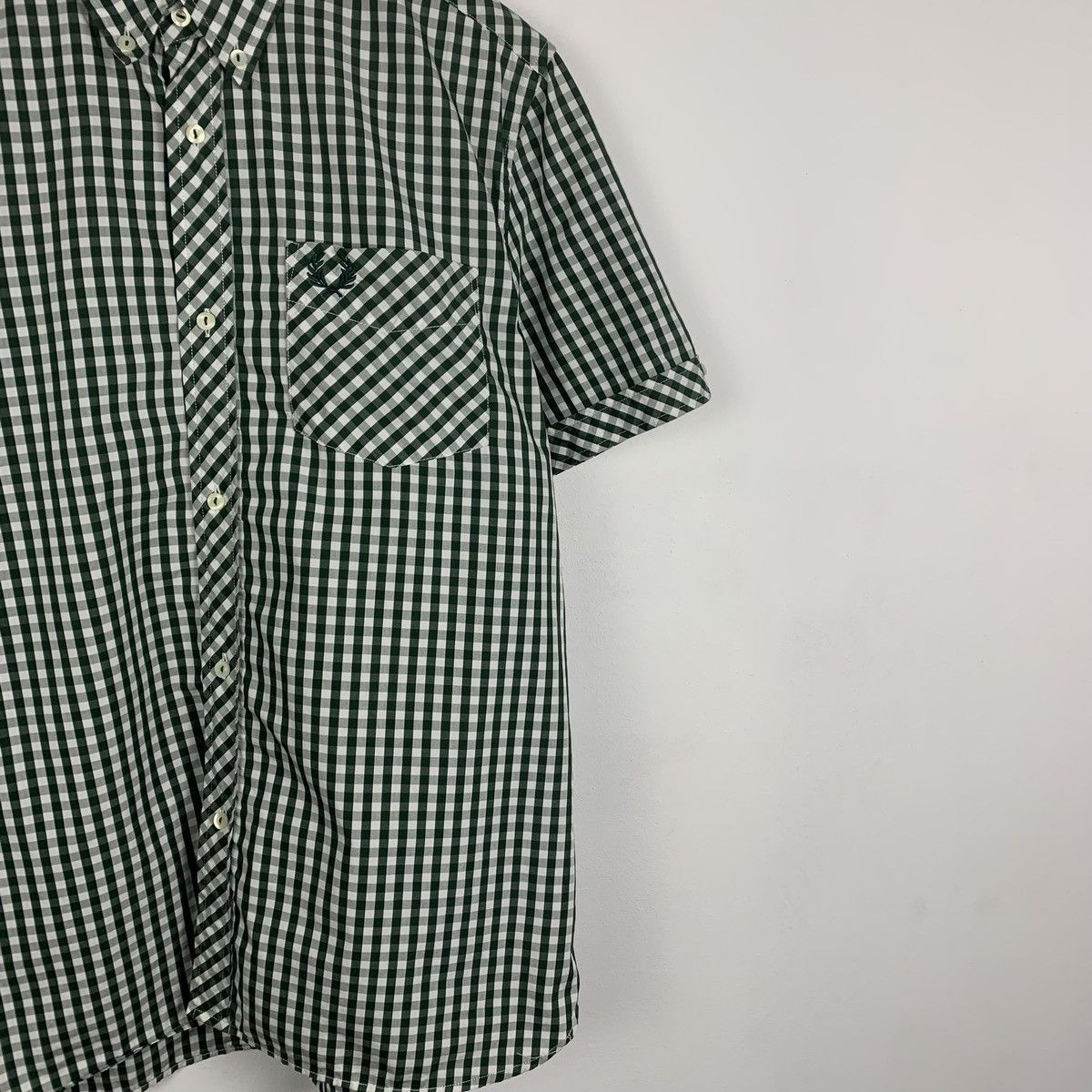 Fred Perry Fred Perry Sportswear Checkered Shirt Short Sleeve Size 38 Size US S / EU 44-46 / 1 - 5 Thumbnail