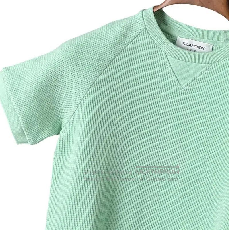Thom Browne Thom Browne Green Short Sleeve T-Shirt . Size M / US 6-8 / IT 42-44 - 4 Thumbnail