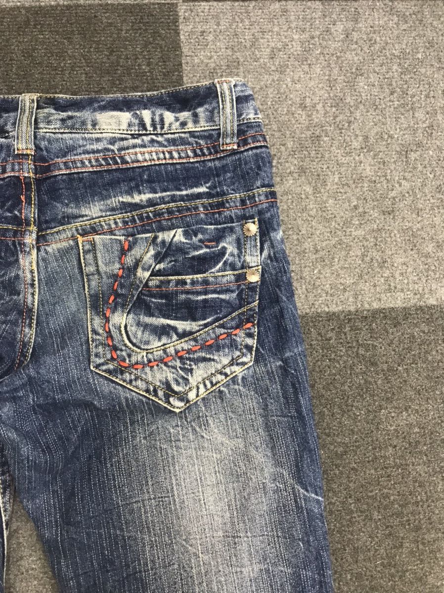 Japanese Brand Bootcut🔥 Blow By Blue Low Rise Jeans Unisex Size 31" - 8 Thumbnail