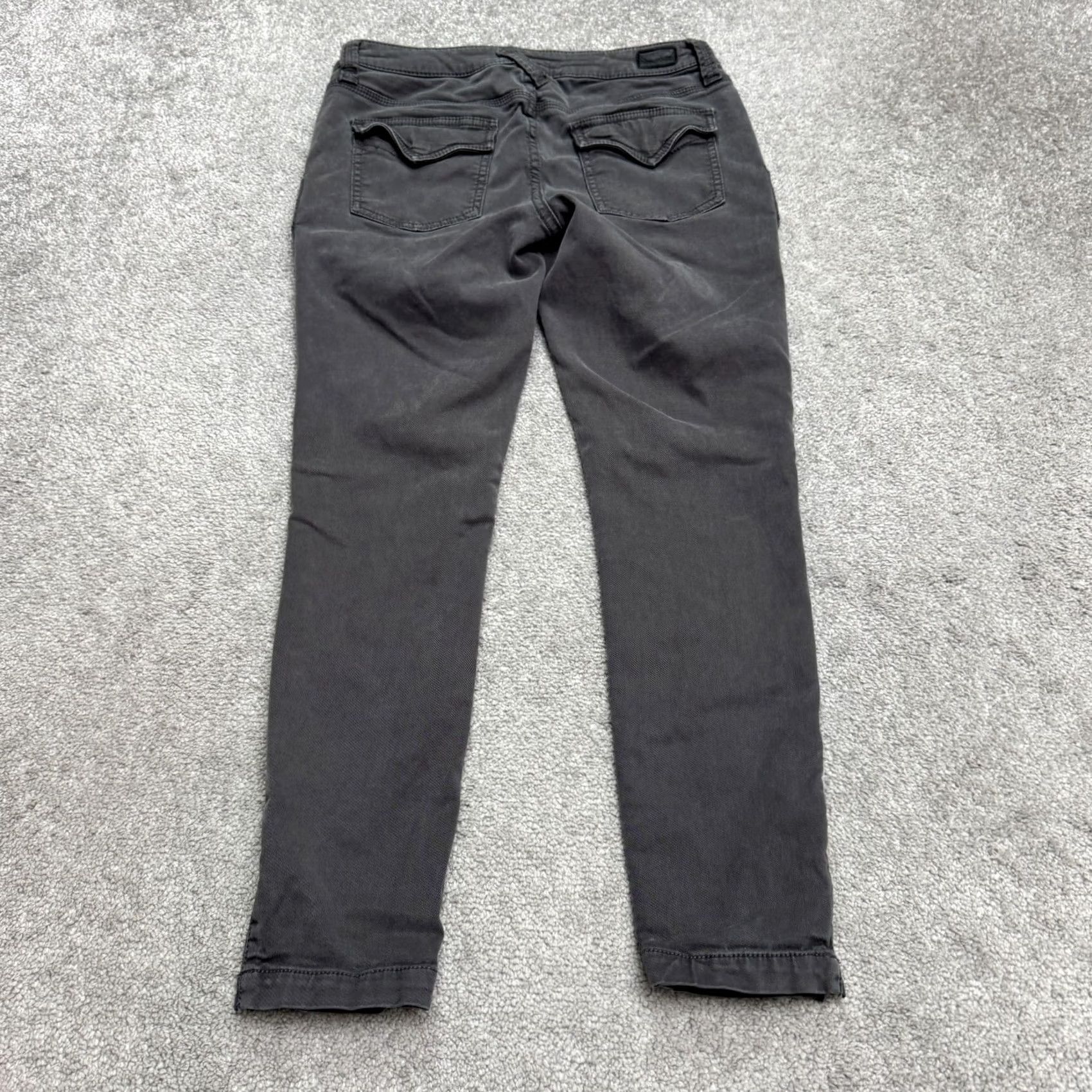 Joie JOIE Skinny Jeans Women 28 Dark Gray Mid Rise Stretch Cargo Ankle Zip Denim Size 28" / US 6 / IT 42 - 2 Thumbnail