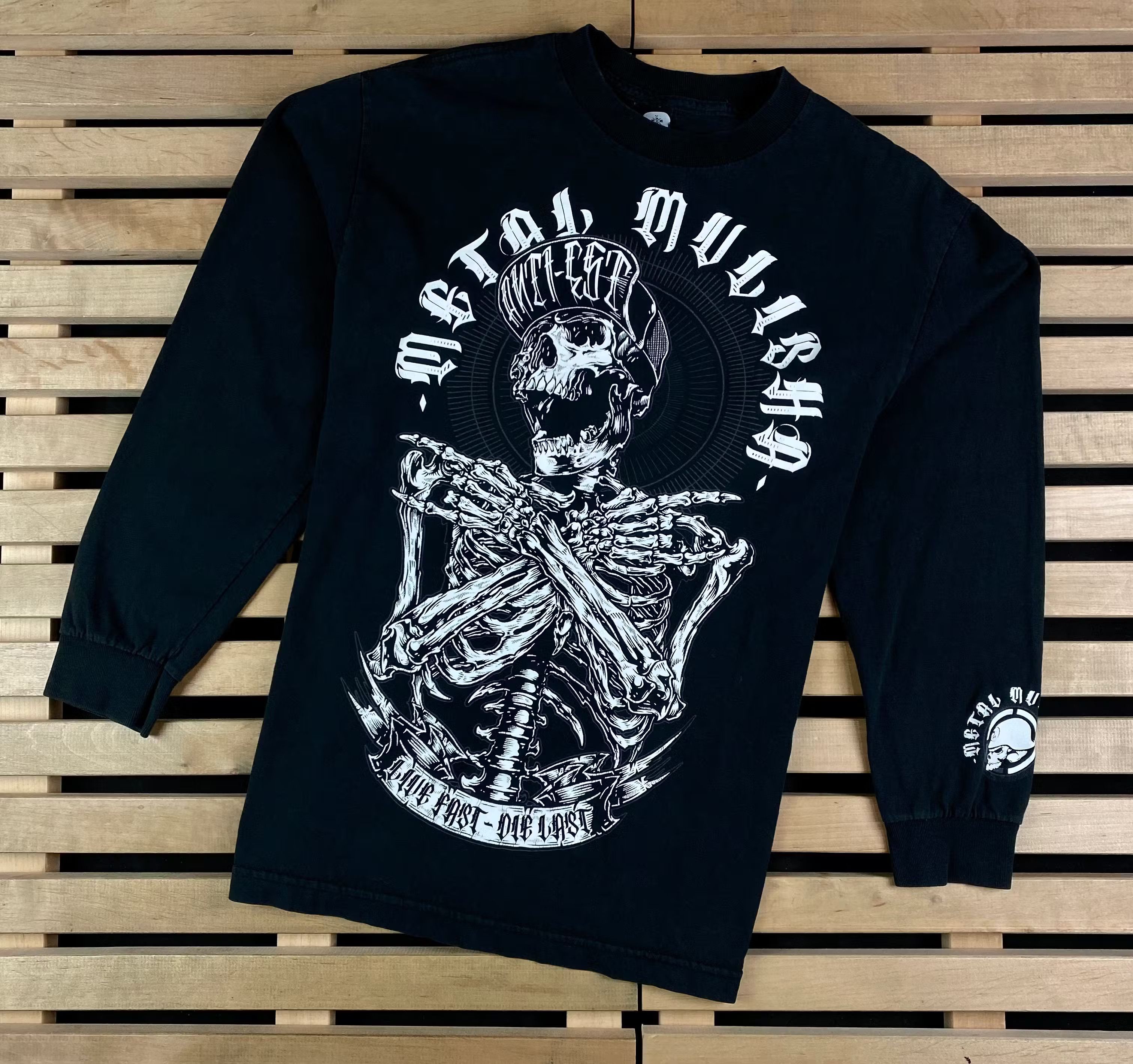 Band Tees × Metal Mulisha Vintage Long Sleeve Sweatshirt Metal Mulisha Rare Size M Size US M / EU 48-50 / 2 - 1 Thumbnail