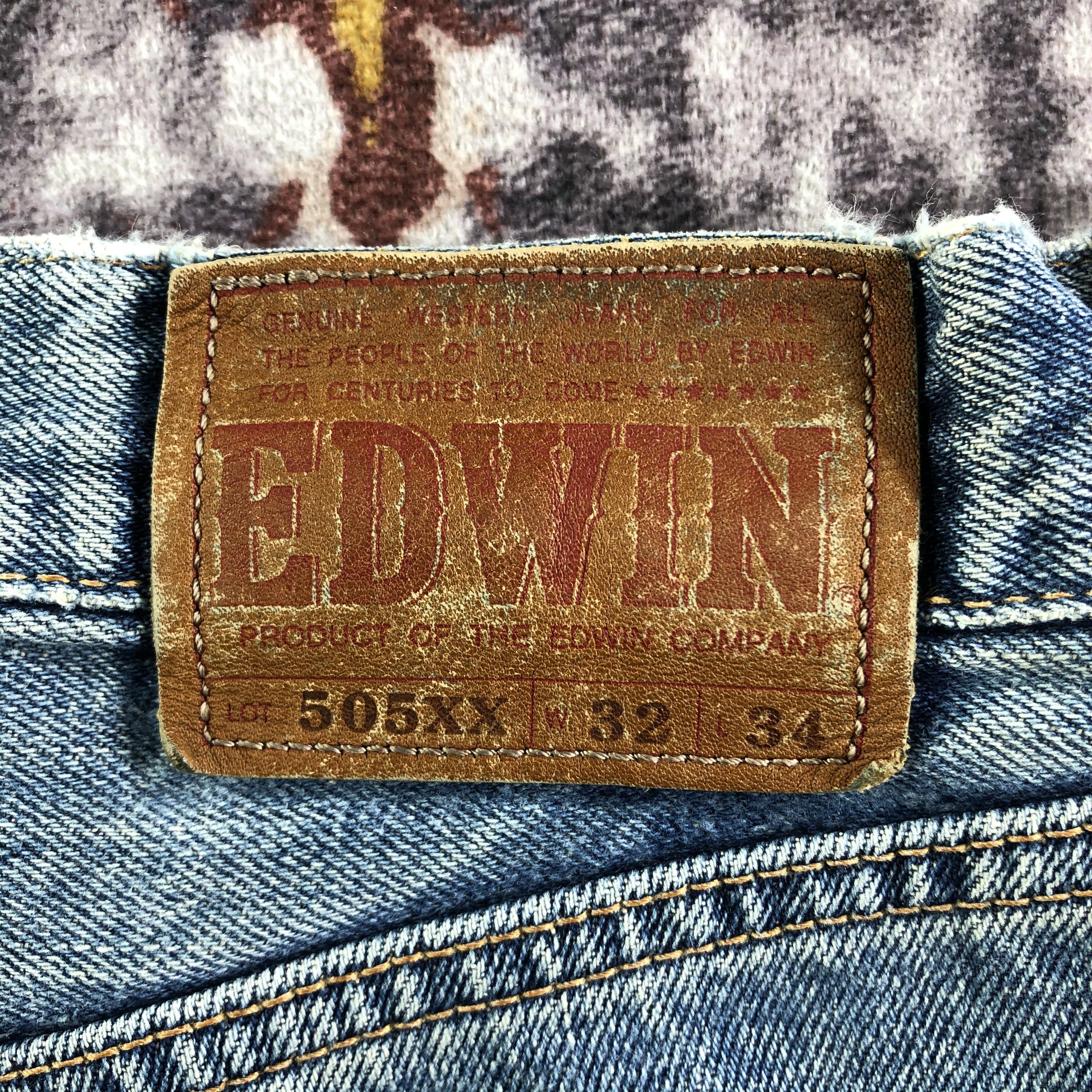 Edwin Vintage Light Wash Edwin 505 Selvedge Jeans-JM3558 Size US 32 / EU 48 - 6 Thumbnail