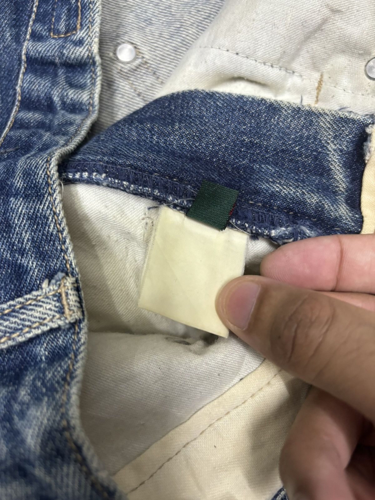 If Six Was Nine 🔥KATHARINE HAMNETT DENIM WHISKER DENIM JEANS Size US 28 / EU 44 - 11 Thumbnail