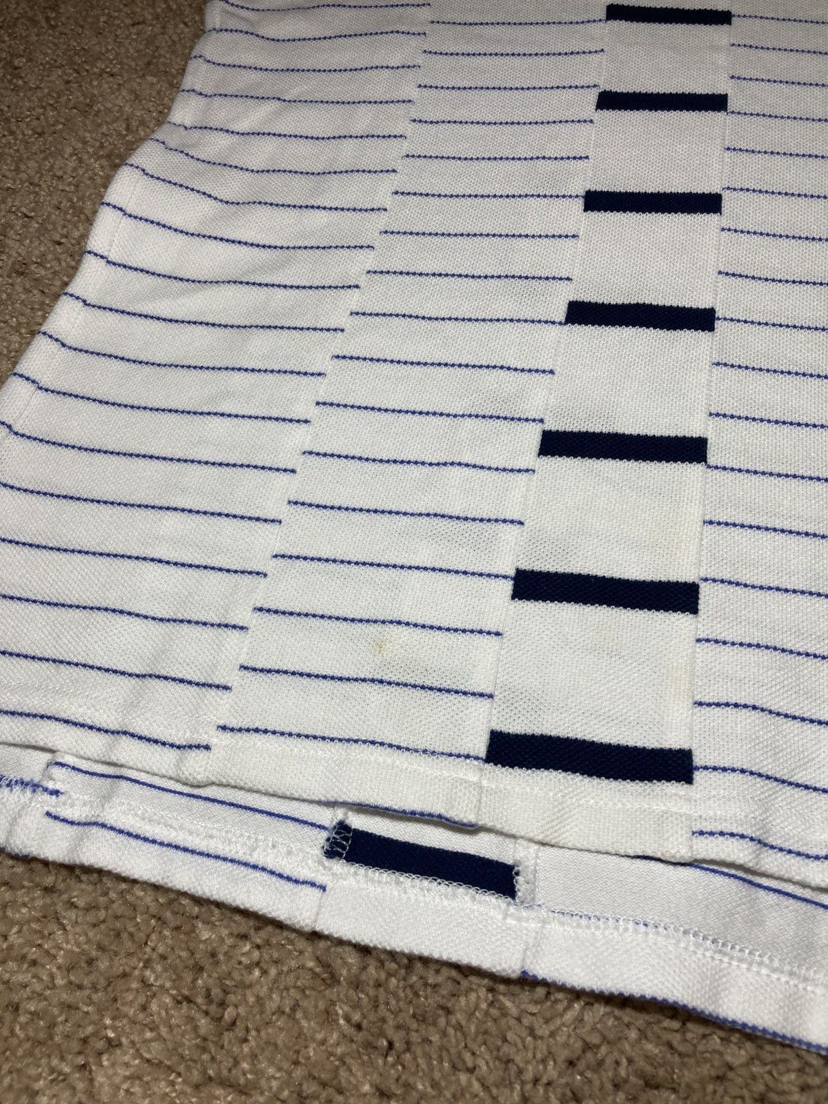 Martine Rose SS20 Martine Rose Striped Asymmetrical Polo Anywear 2020 Size US M / EU 48-50 / 2 - 7 Thumbnail