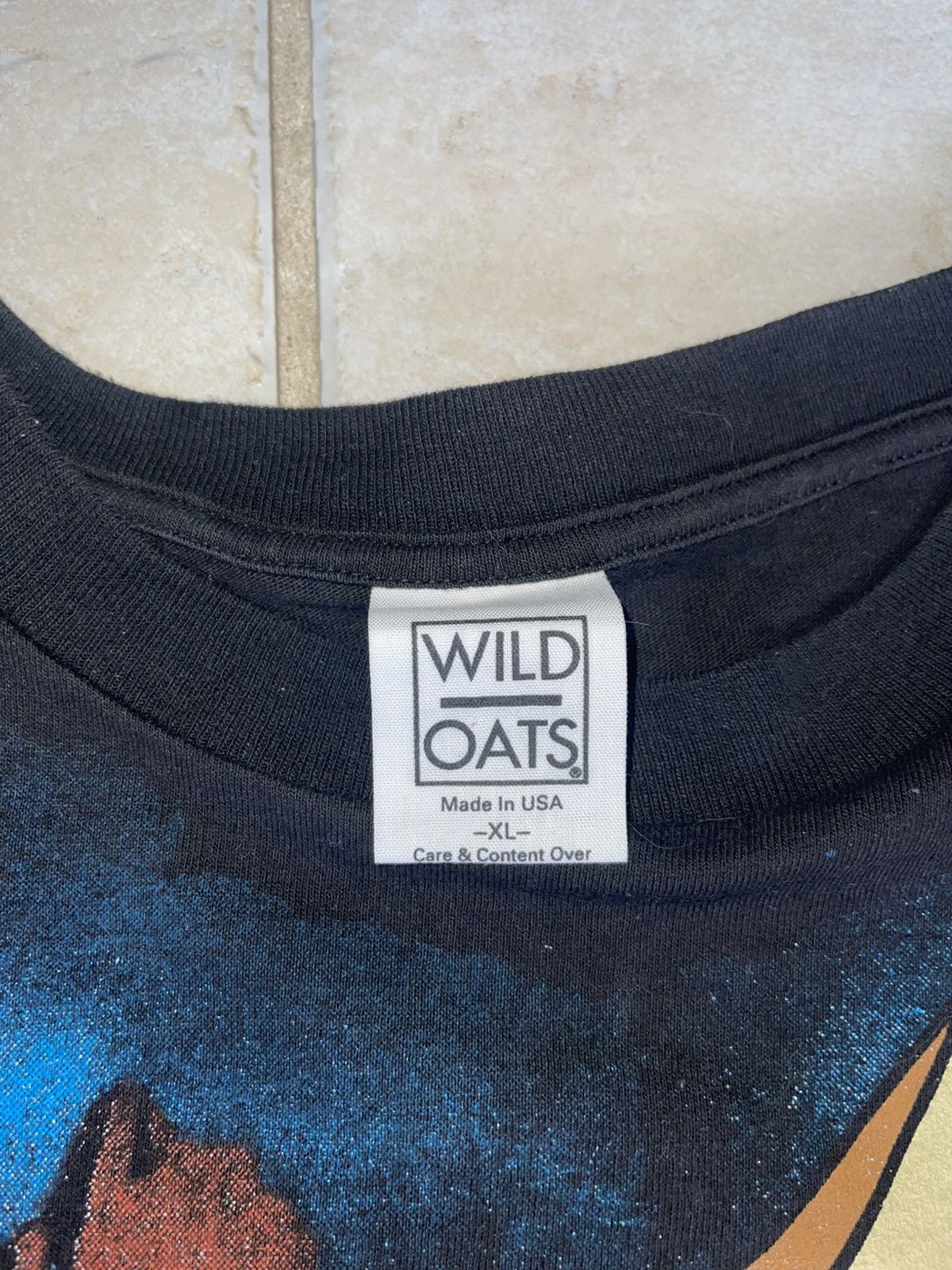 Other Wild Oats RARE Wile E. Coyote 1993 AOP Single Stitch Size US XL / EU 56 / 4 - 3 Thumbnail