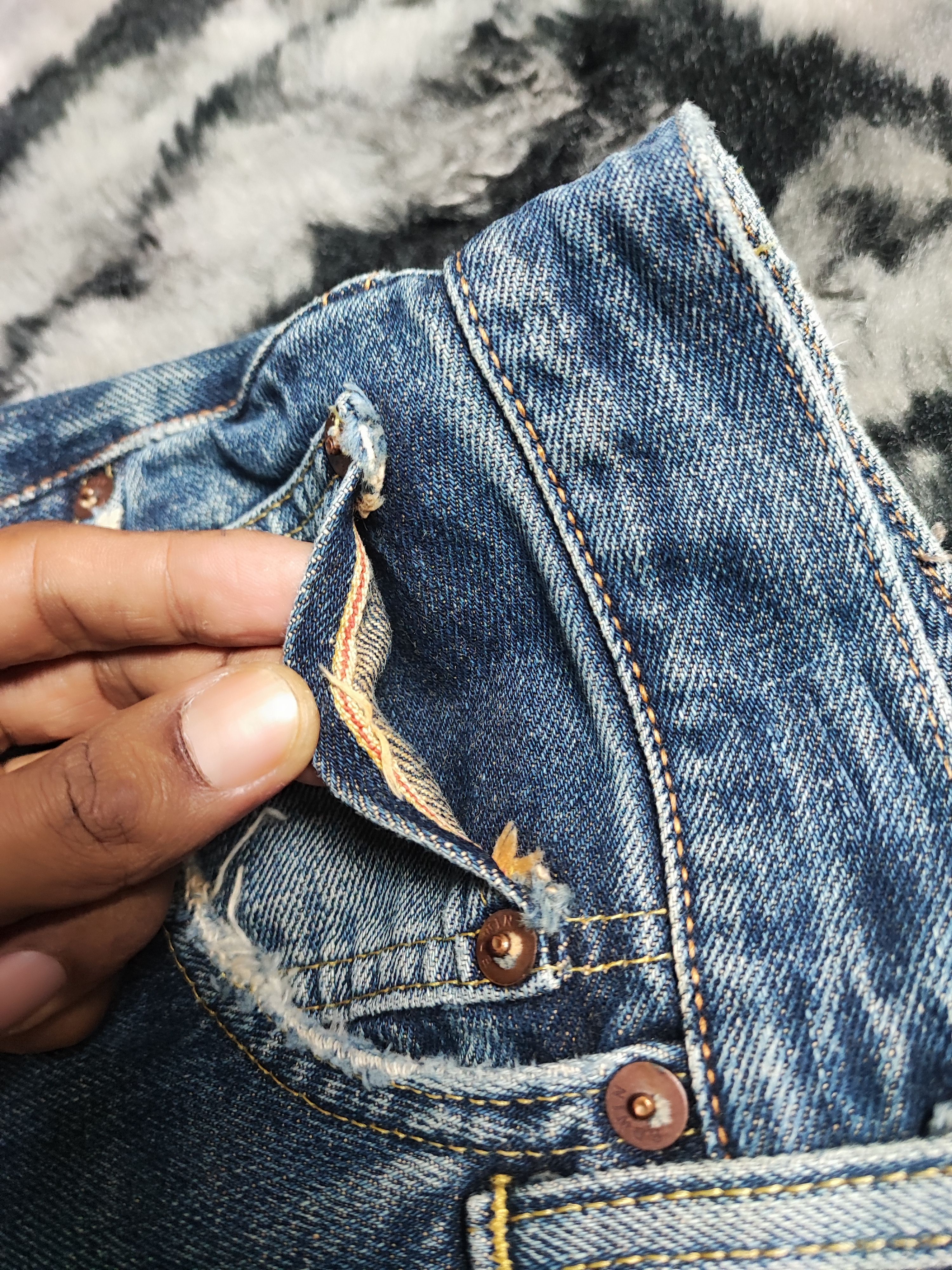 Japanese Brand Vintage Edwin Selvedge 505x Denim Jean Size US 30 / EU 46 - 18 Thumbnail