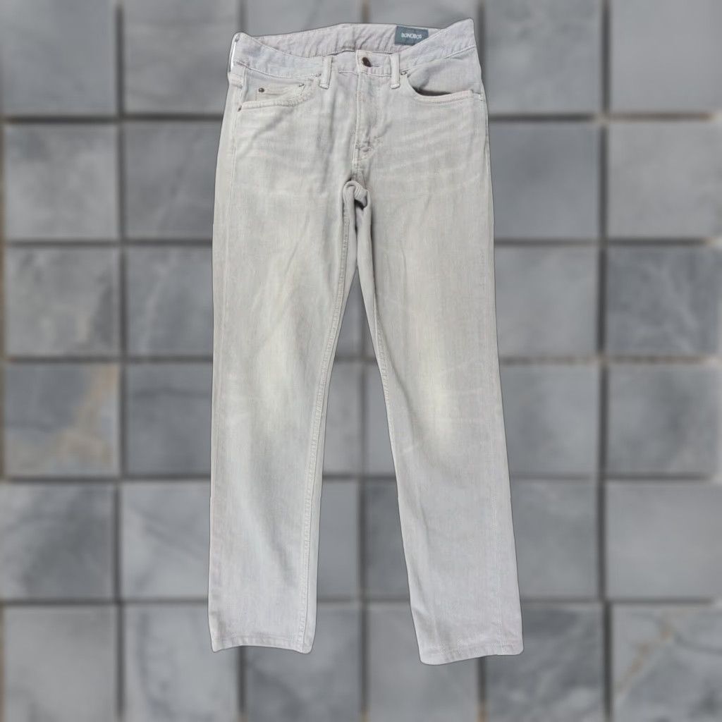 Bonobos Bonobos Jeans Men's 30x30 Gray Denim Slim Fit Casual Pants Stretch Regular Size US 30 / EU 46 - 1 Thumbnail