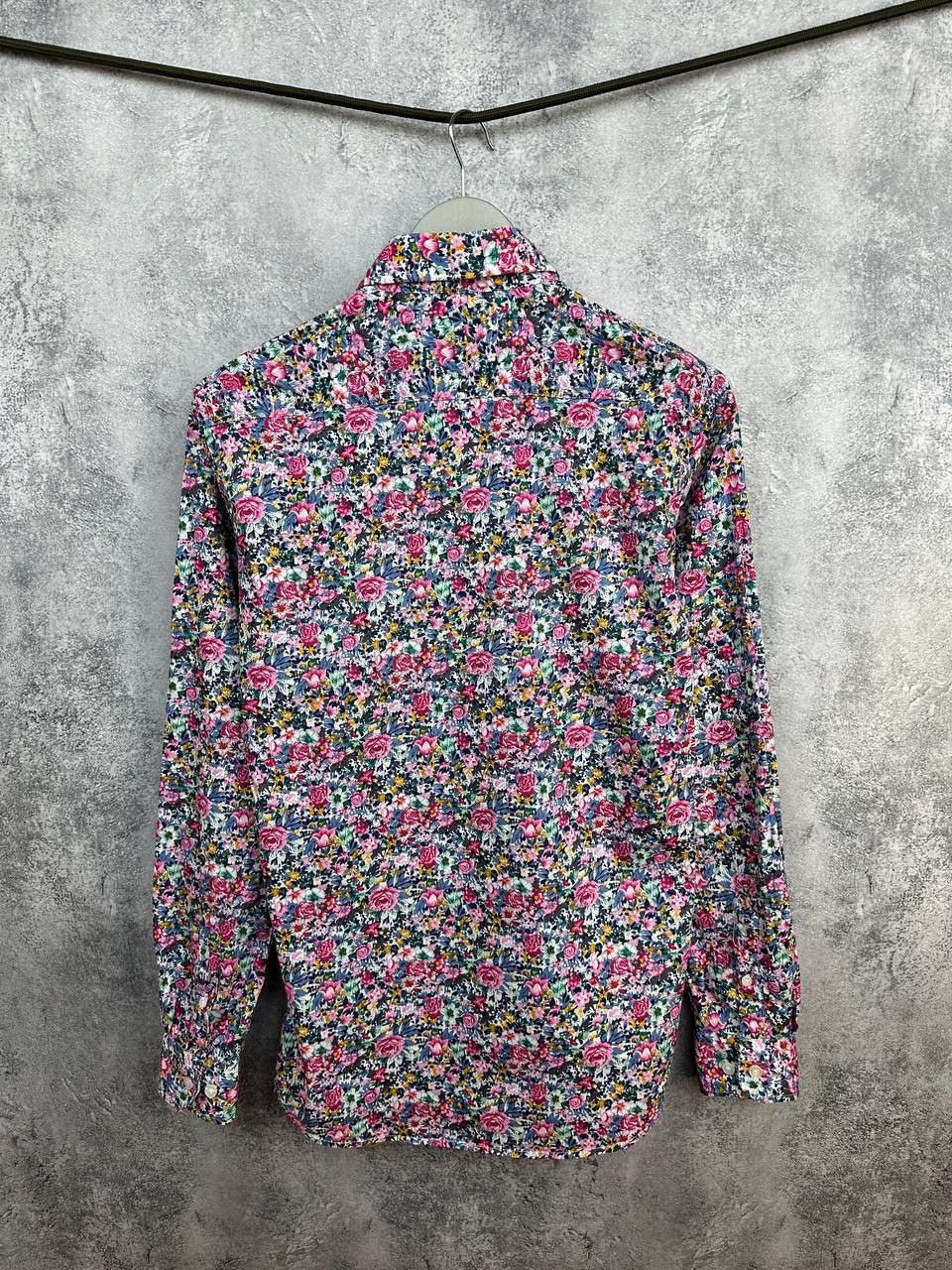 Grand Frank Grand Frank Floral Print Cotton Button Up Shirt Long Sleeve Size US M / EU 48-50 / 2 - 2 Thumbnail