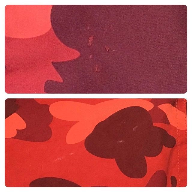 Bape 🔥Reversible BAPE Shark shorts Red camo a bathing ape ★size L Size US 34 / EU 50 - 8 Thumbnail