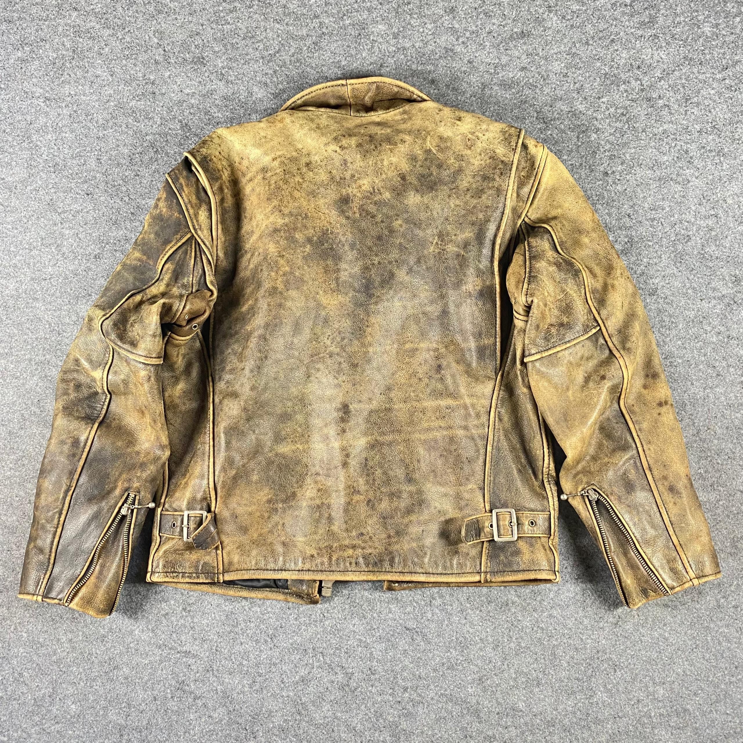 Japanese Brand Vintage 90s Booby Motorcycles Racing Leather Jacket Size US M / EU 48-50 / 2 - 4 Thumbnail